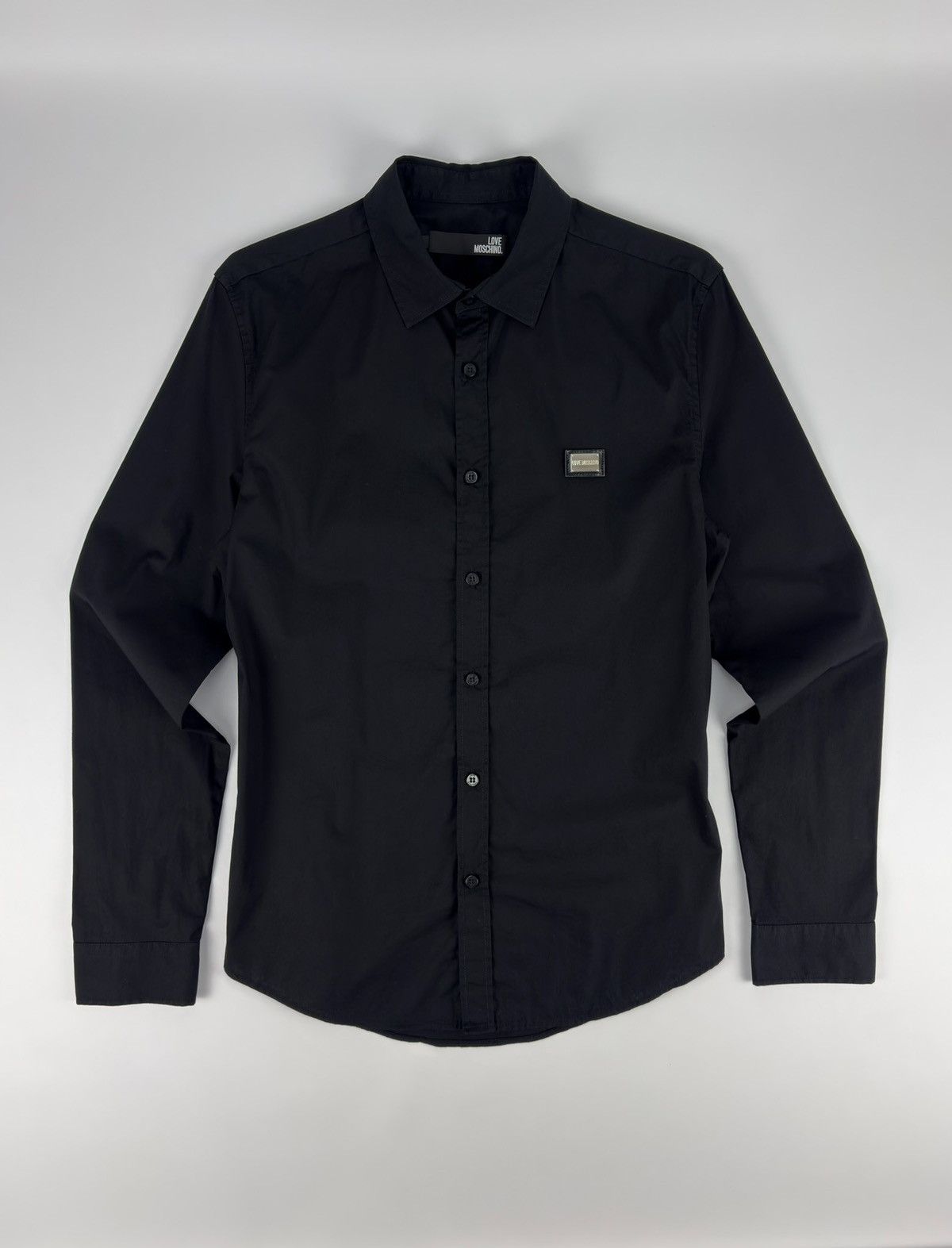 Moschino Love Moschino Shirt Button Up metal logo Size US M / EU 48-50 / 2 - 1 Thumbnail