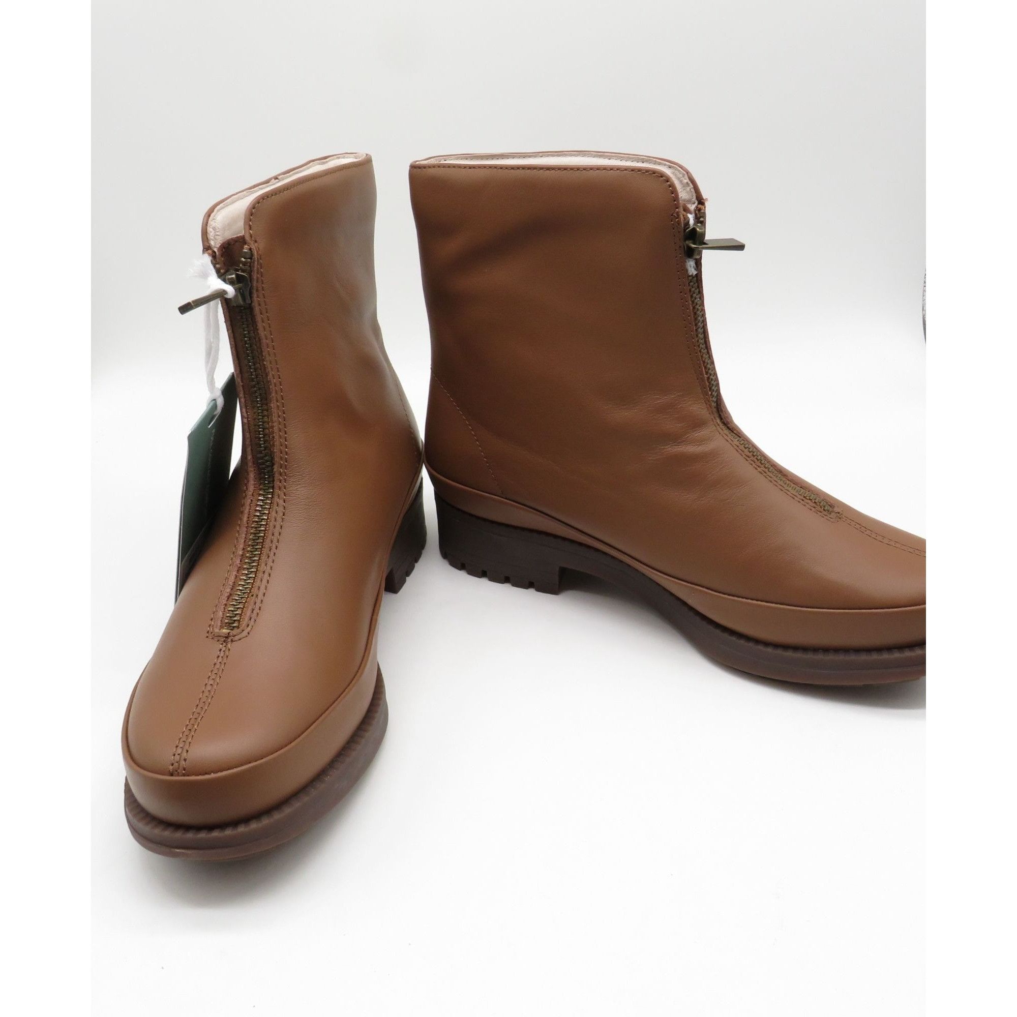 Other Waco Shoe Company Womens Mercer Tan Zip-Up Ankle Boots Size Size US 9 / IT 39 - 4 Thumbnail