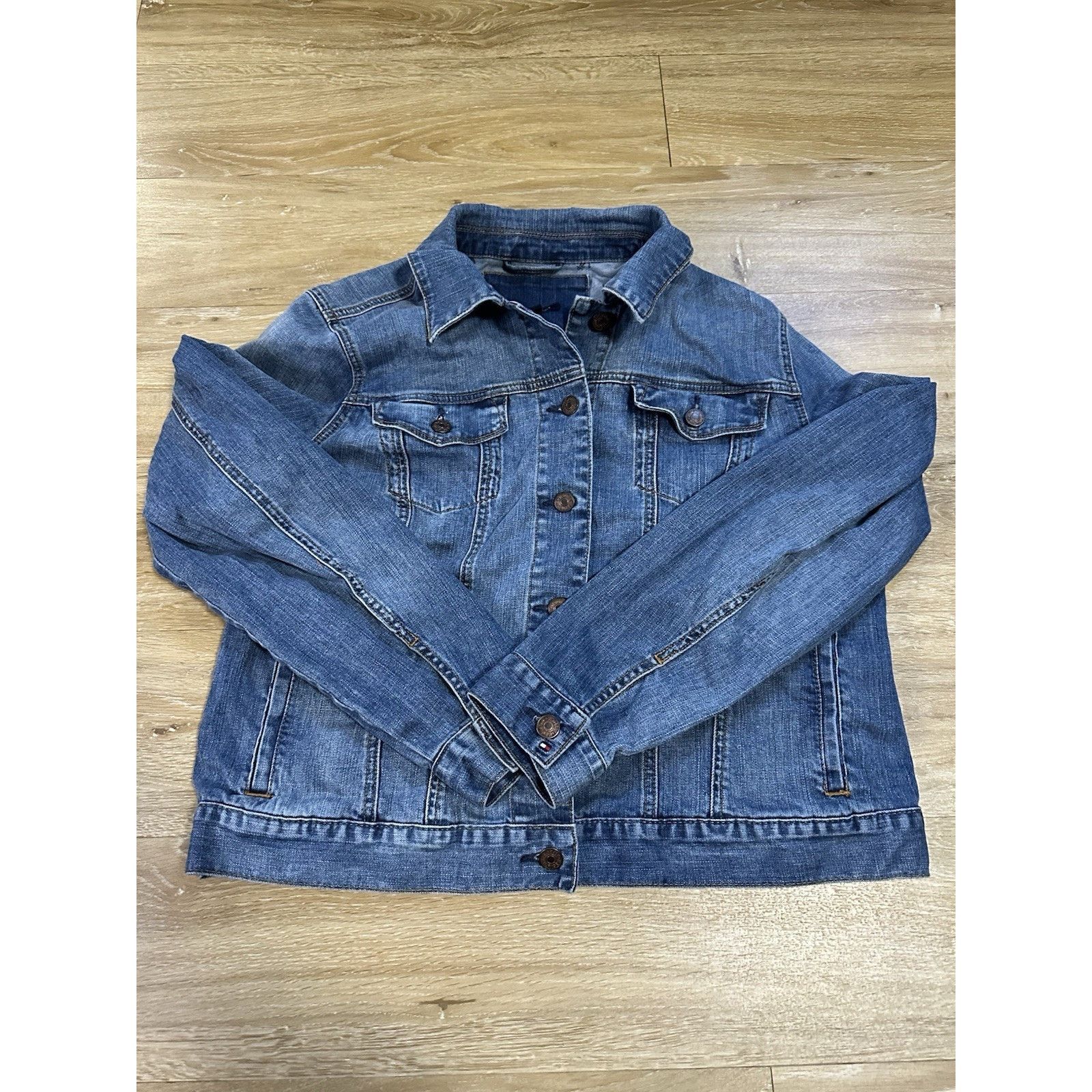 Tommy Hilfiger Vintage Tommy Hilfiger Denim Jean Jacket Coat Size XL Y2K Size XL / US 12-14 / IT 48-50 - 1 Thumbnail