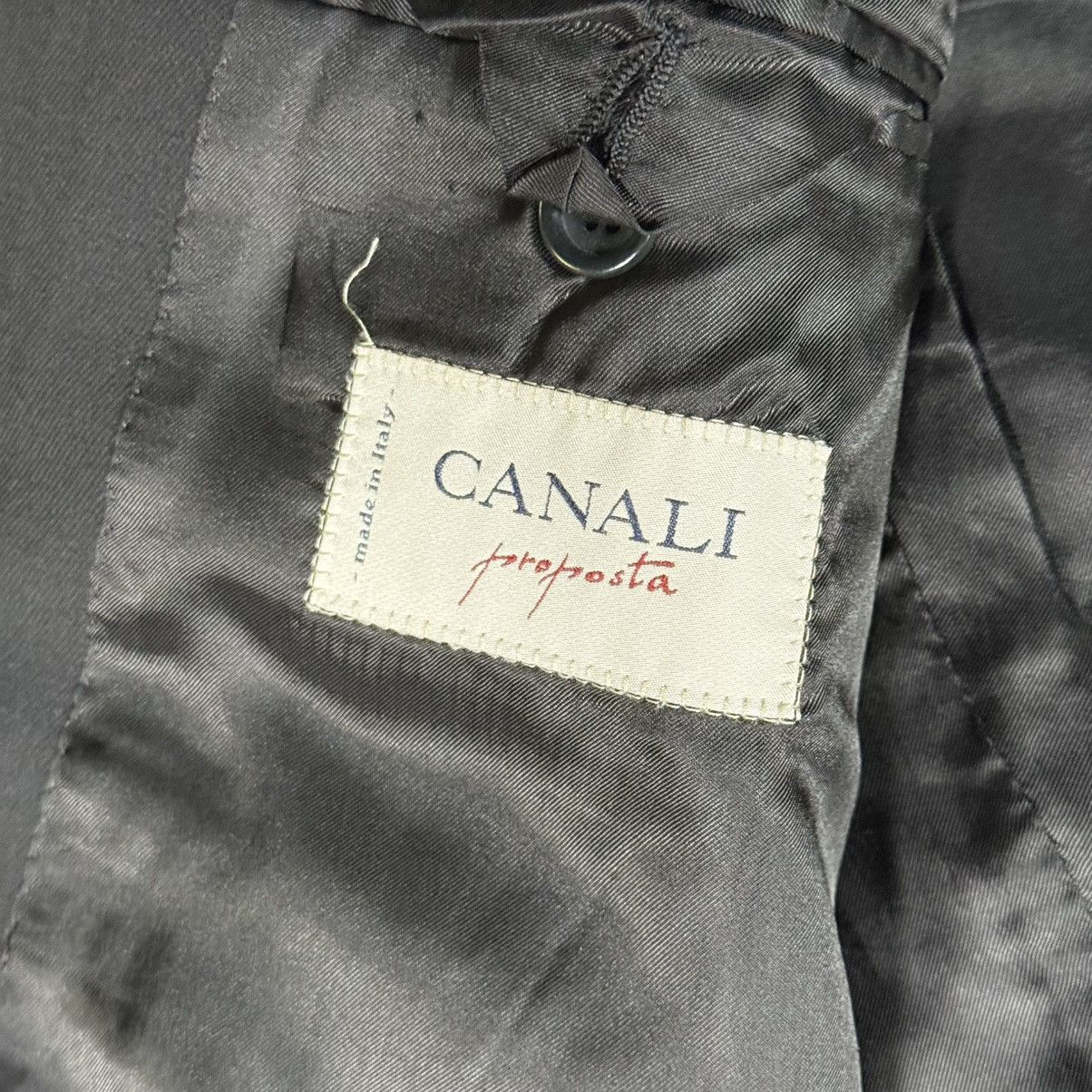 Canali Canali men’s Italian black button up suit jacket Size 34S - 3 Thumbnail