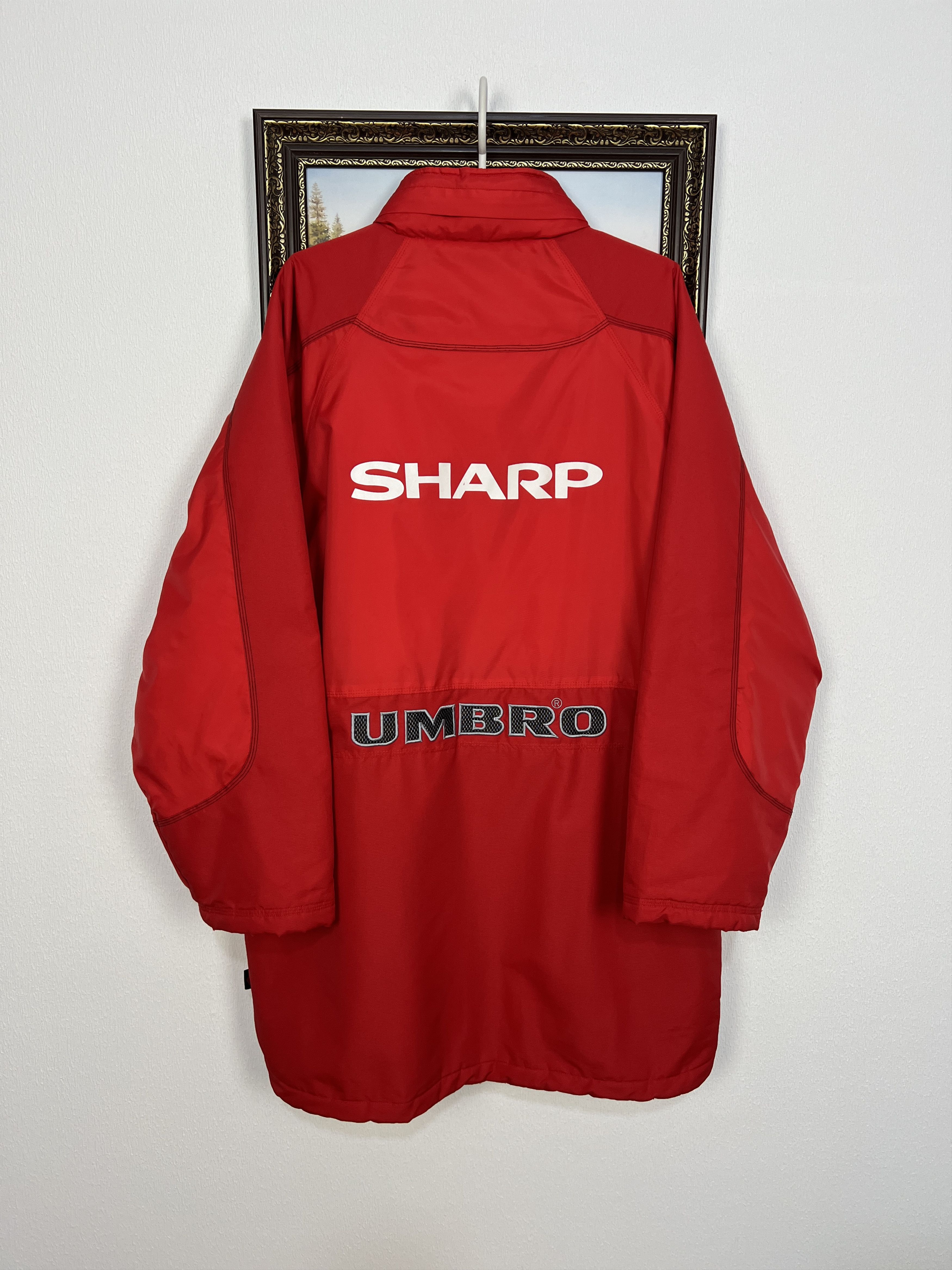 Umbro Vintage 90's Manchester United Football Padded Jacket Rare Size US XL / EU 56 / 4 - 10 Thumbnail