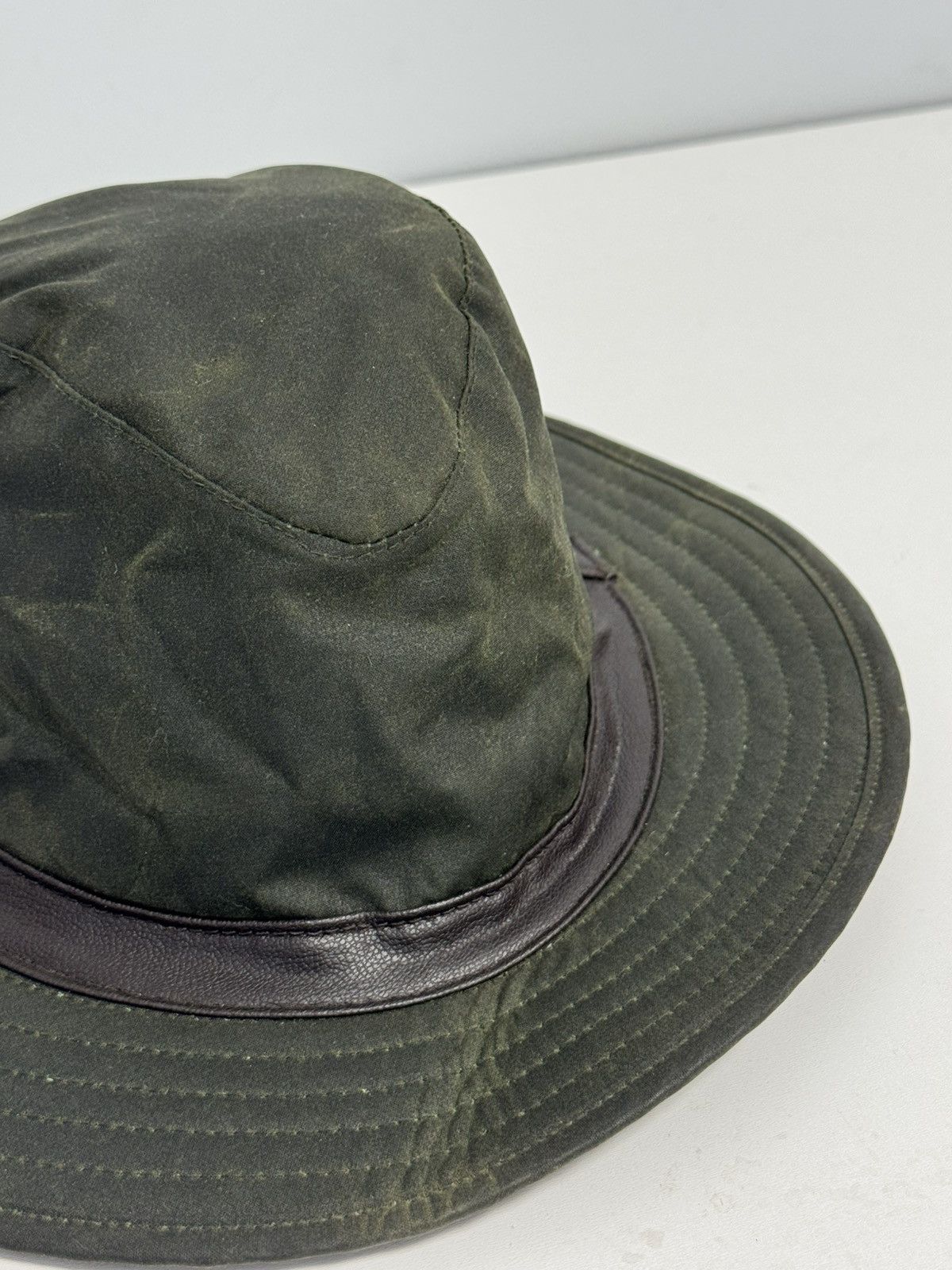 Barbour Barbour Vintage Waxed Cap Hat 90’s Size ONE SIZE - 2 Thumbnail