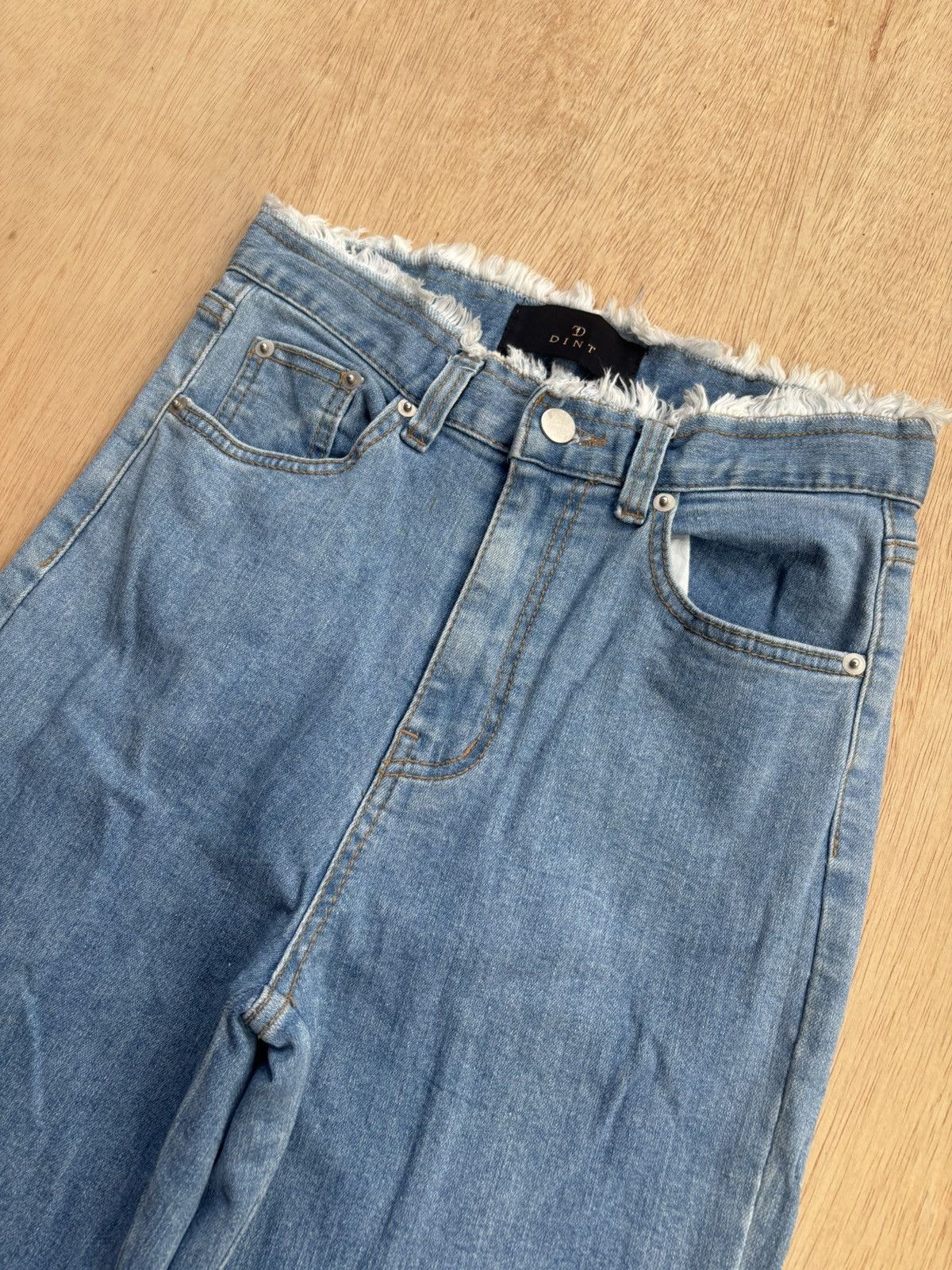 Hysteric Glamour × Japanese Brand Baggy Jeans DINT Women's Luxury Style Size 26" / US 2 / IT 38 - 7 Thumbnail