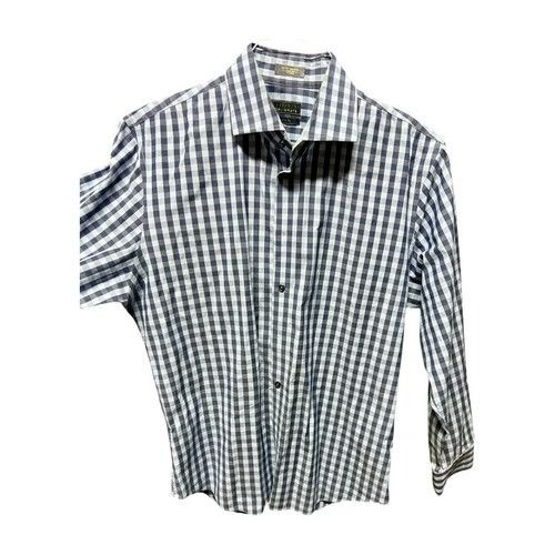 Calibrate CALIBRATE 16 Black White Gingham Trim Fit Long Sleeve Dress Size US L / EU 52-54 / 3 - 2 Thumbnail