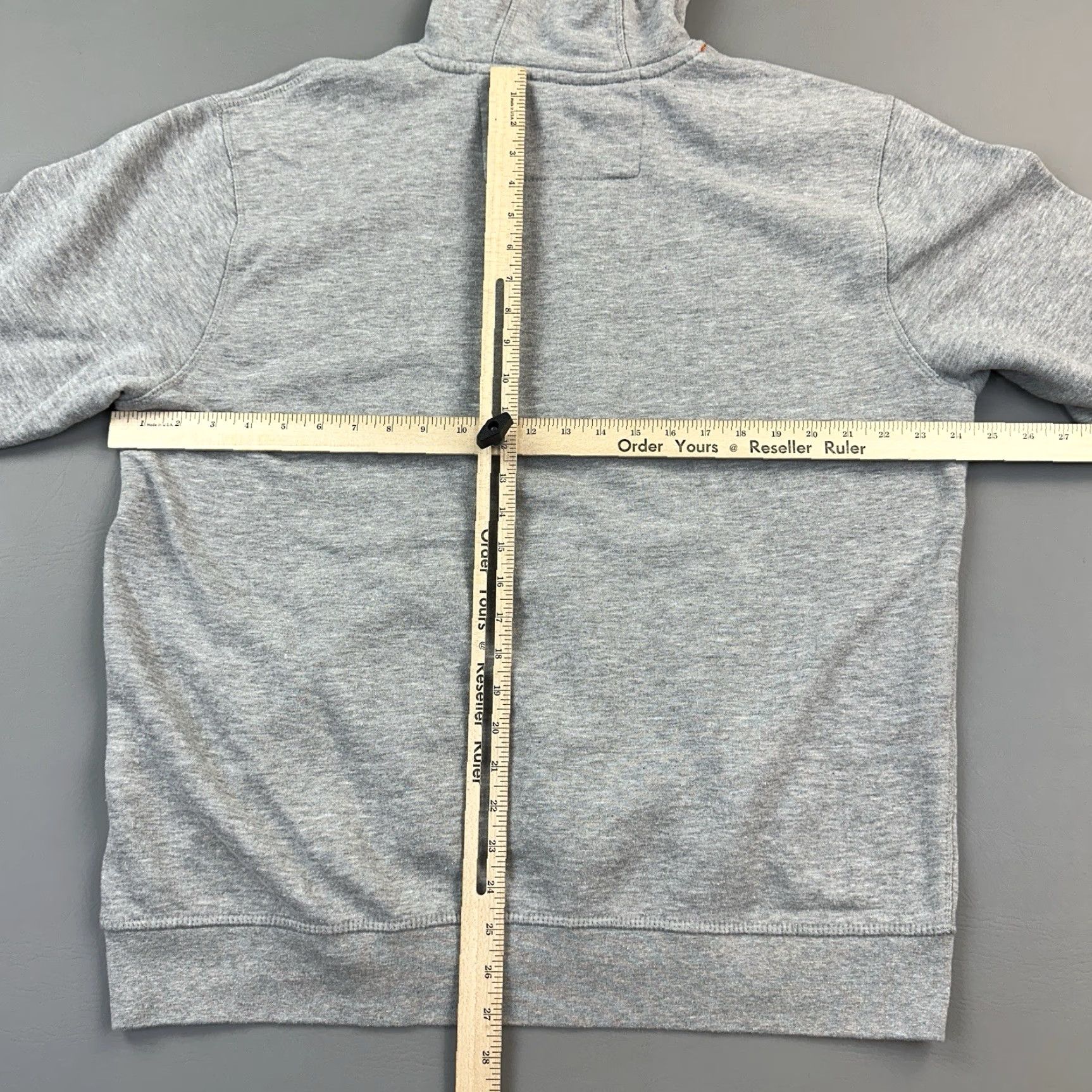 Chaps Chaps Hoodie Mens XL Gray Everyday Fleece USA Flag Logo Spell Out Pullover Shirt Mens XL Gray USA Flag Logo Pullover Hoodie Size US XL / EU 56 / 4 - 7 Thumbnail