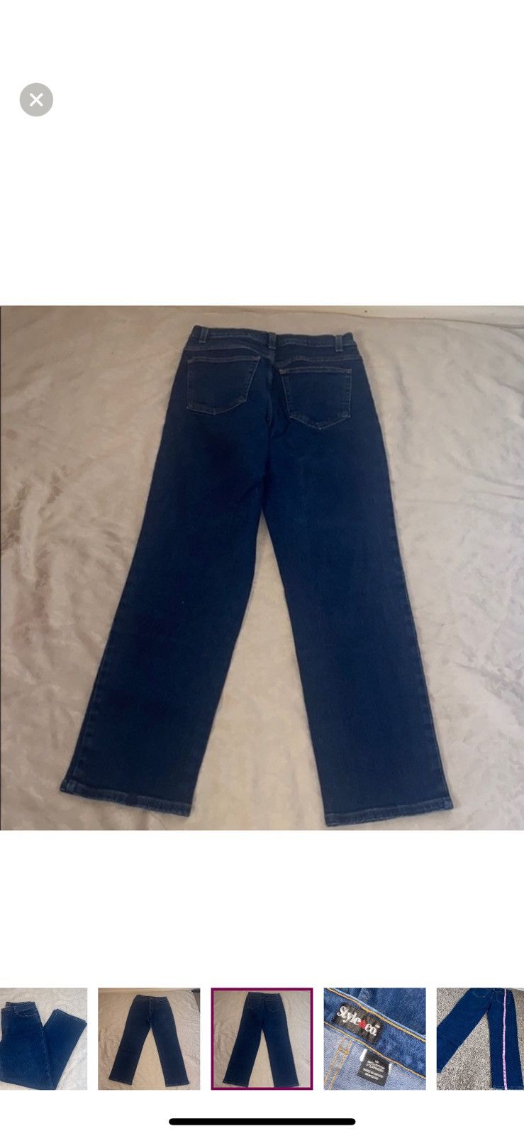 Style & Co Style & co straight legged jeans size 10 Size 32" / US 10 / IT 46 - 4 Thumbnail