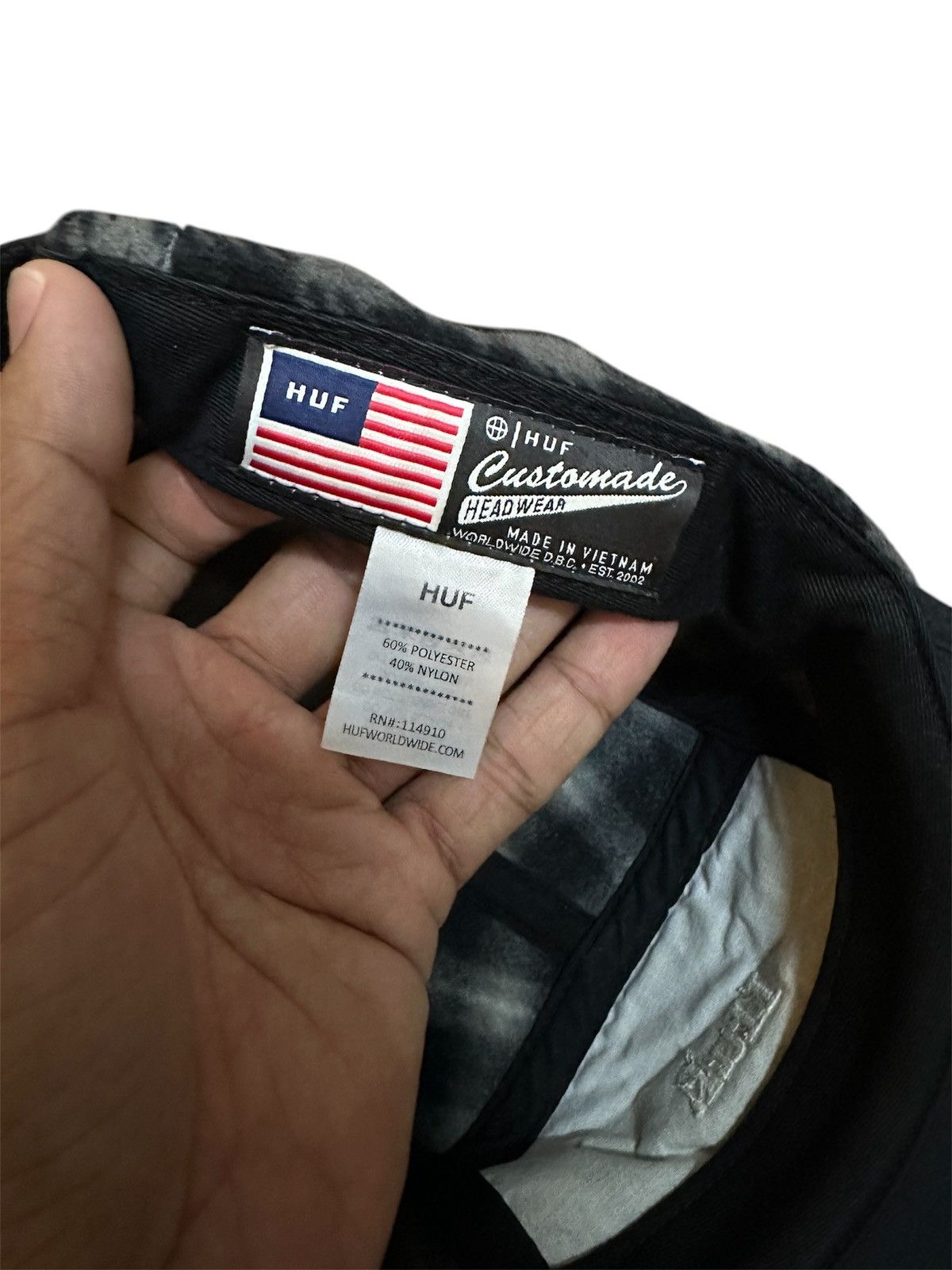 Huf × Stussy Huf Worldwide 5 Panel Checkered Wool Cap Dime Stussy Skate Size ONE SIZE - 9 Thumbnail