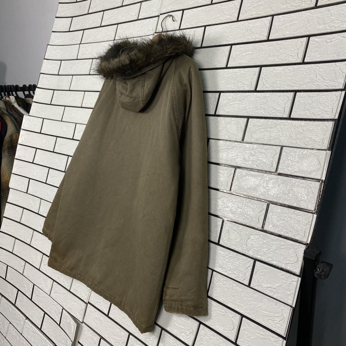 Japanese Brand Vintage Parka Jacket Local Motion Mink Fur Hoodie Blanket Size US M / EU 48-50 / 2 - 12 Thumbnail
