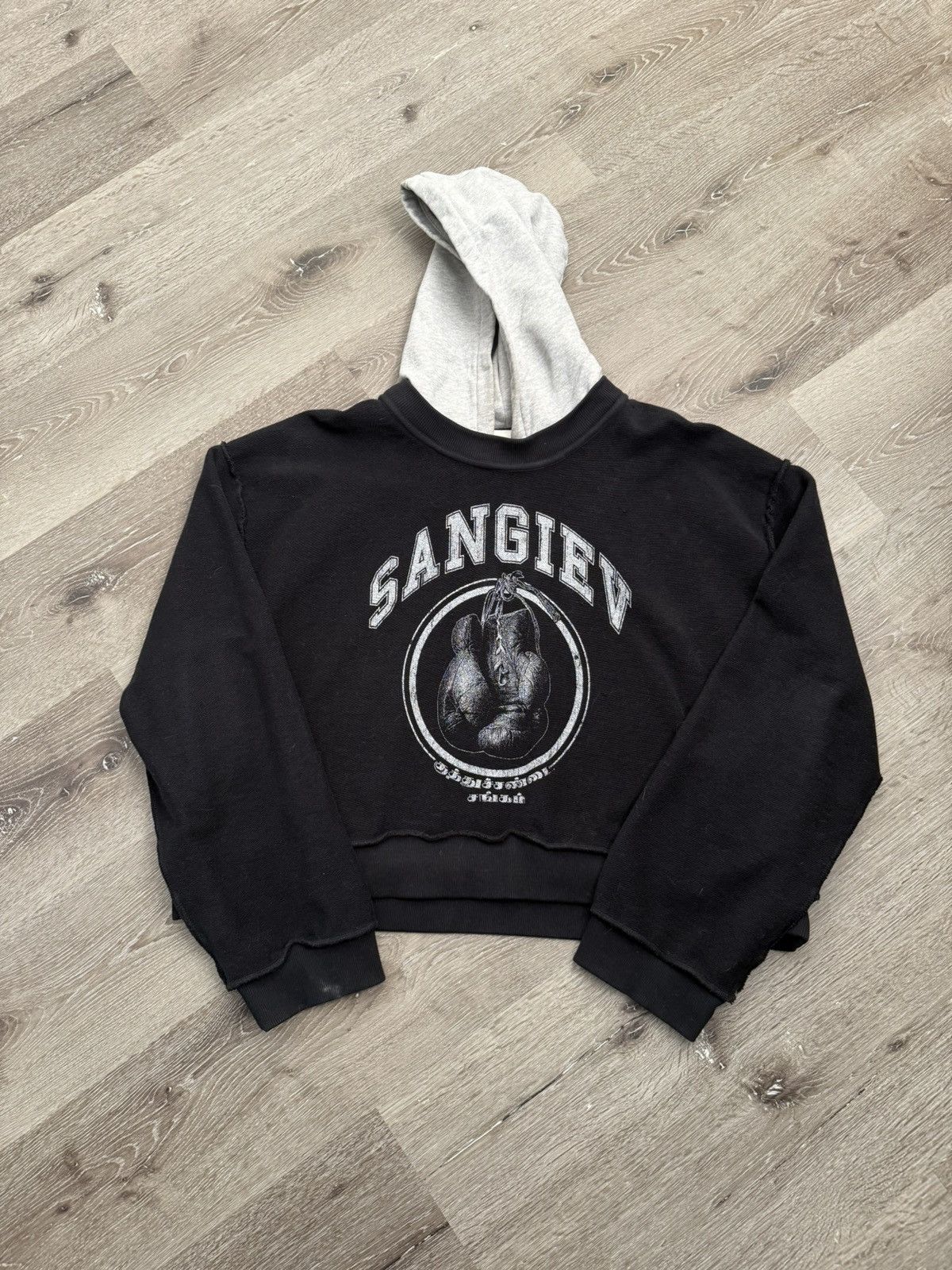 Sangiev Sangiev Boxing Club Hybrid Hoodie | Grailed