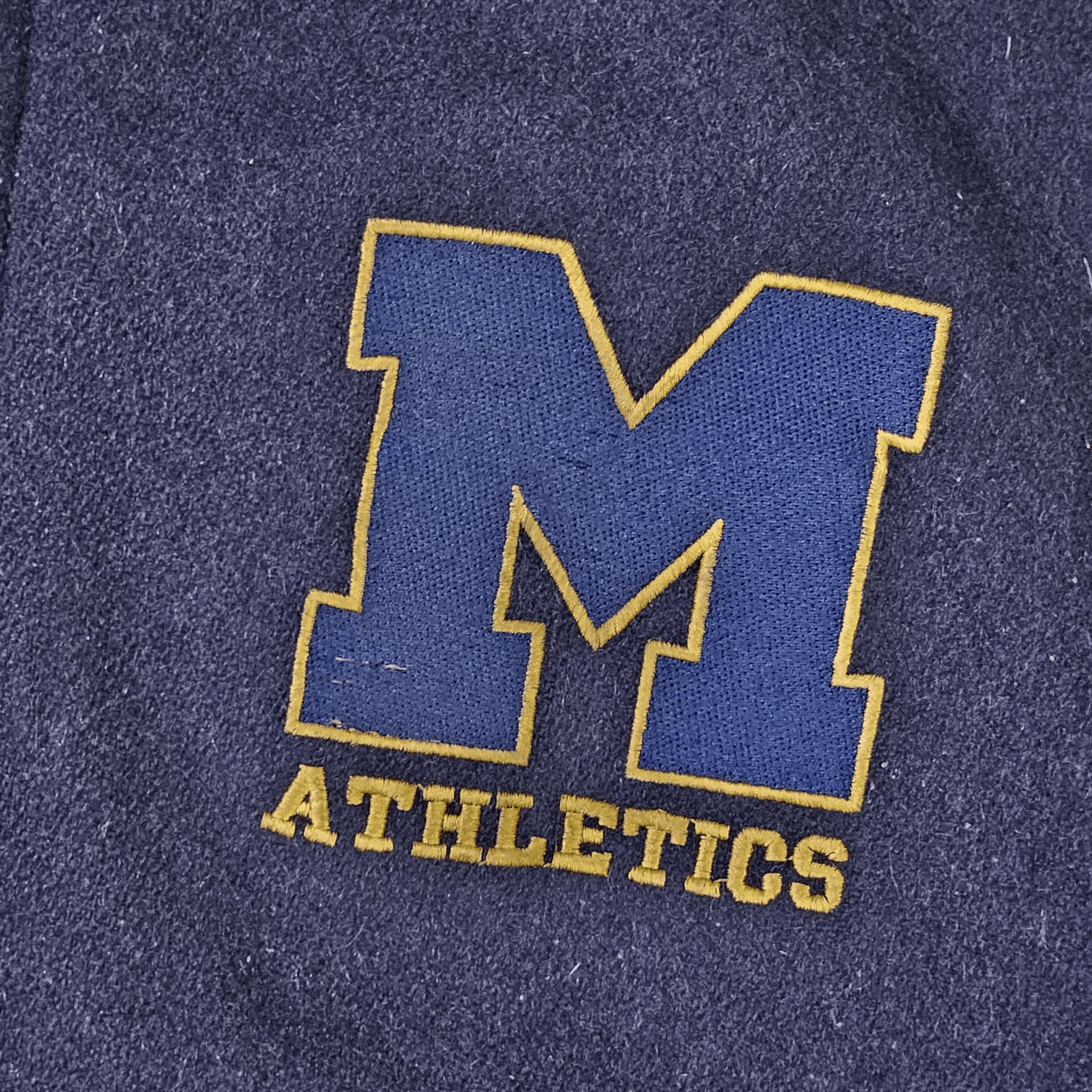 Jeff Hamilton Michigan Wolverines Vintage 90s Jeff Hamilton Varsity Jacket Size US L / EU 52-54 / 3 - 5 Thumbnail