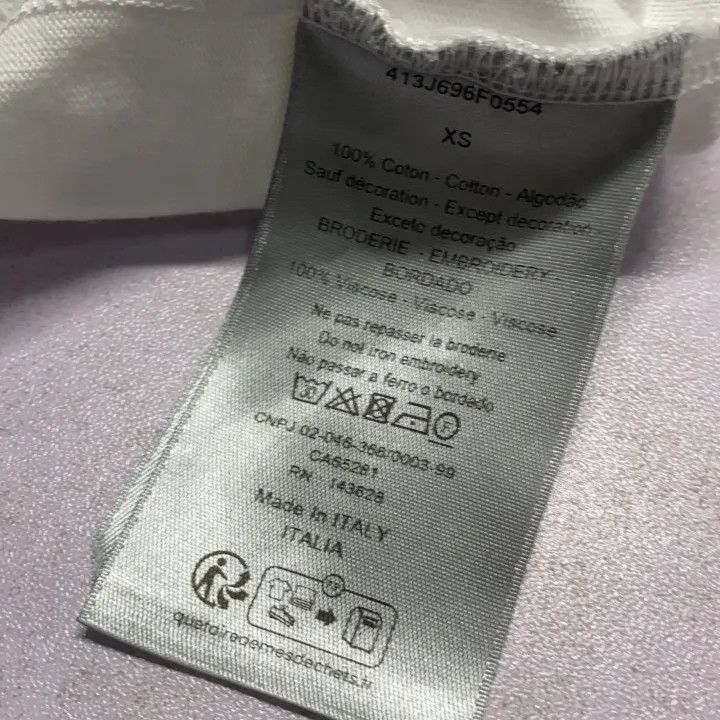 Dior Dior SS24 Embroidered Logo Relaxed Fit T-Shirt 0079-2507 Size US XS / EU 42 / 0 - 3 Thumbnail
