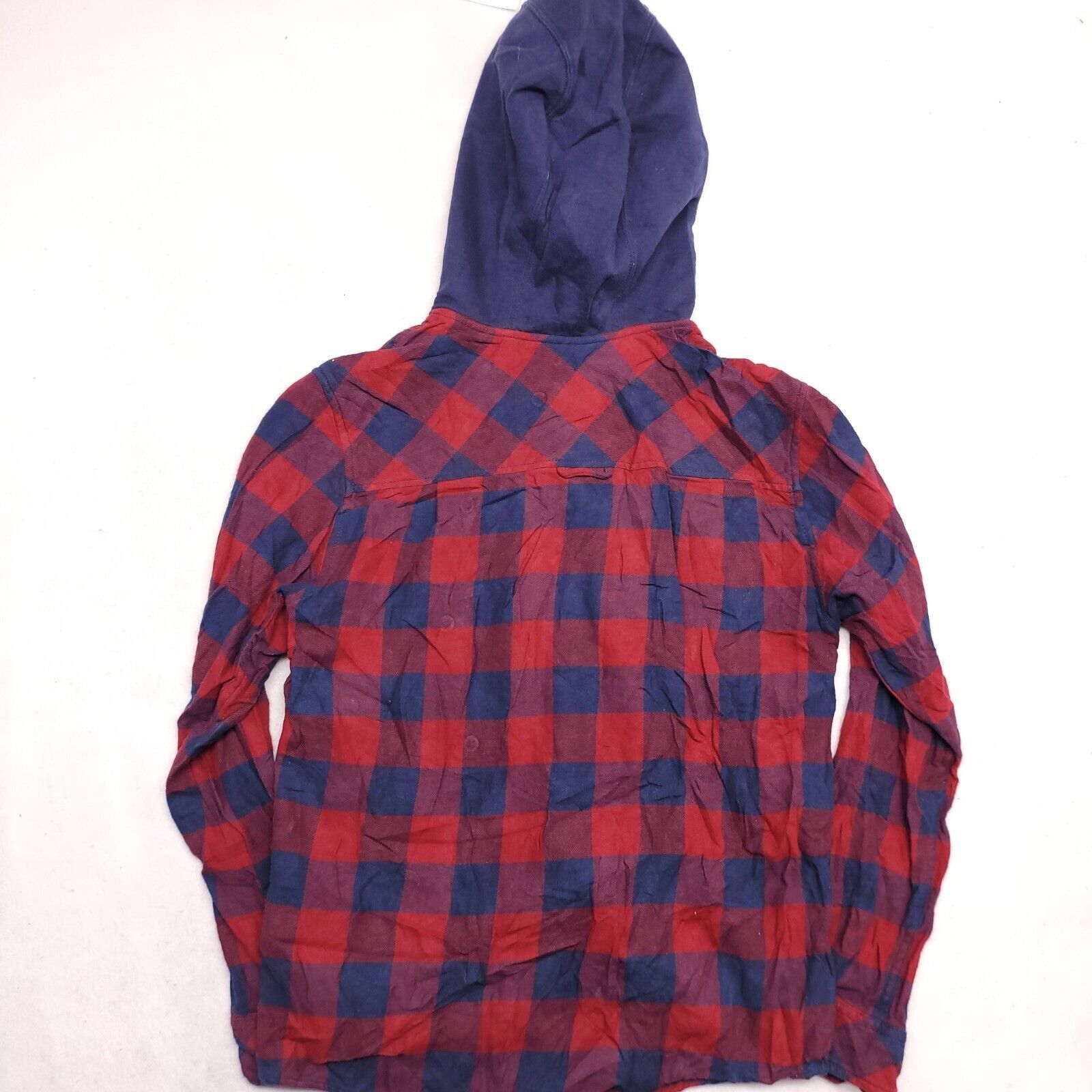 Hurley Hurley Casual Button Up Hoodie Mens Size Small S Red Plaid Size US S / EU 44-46 / 1 - 10 Thumbnail