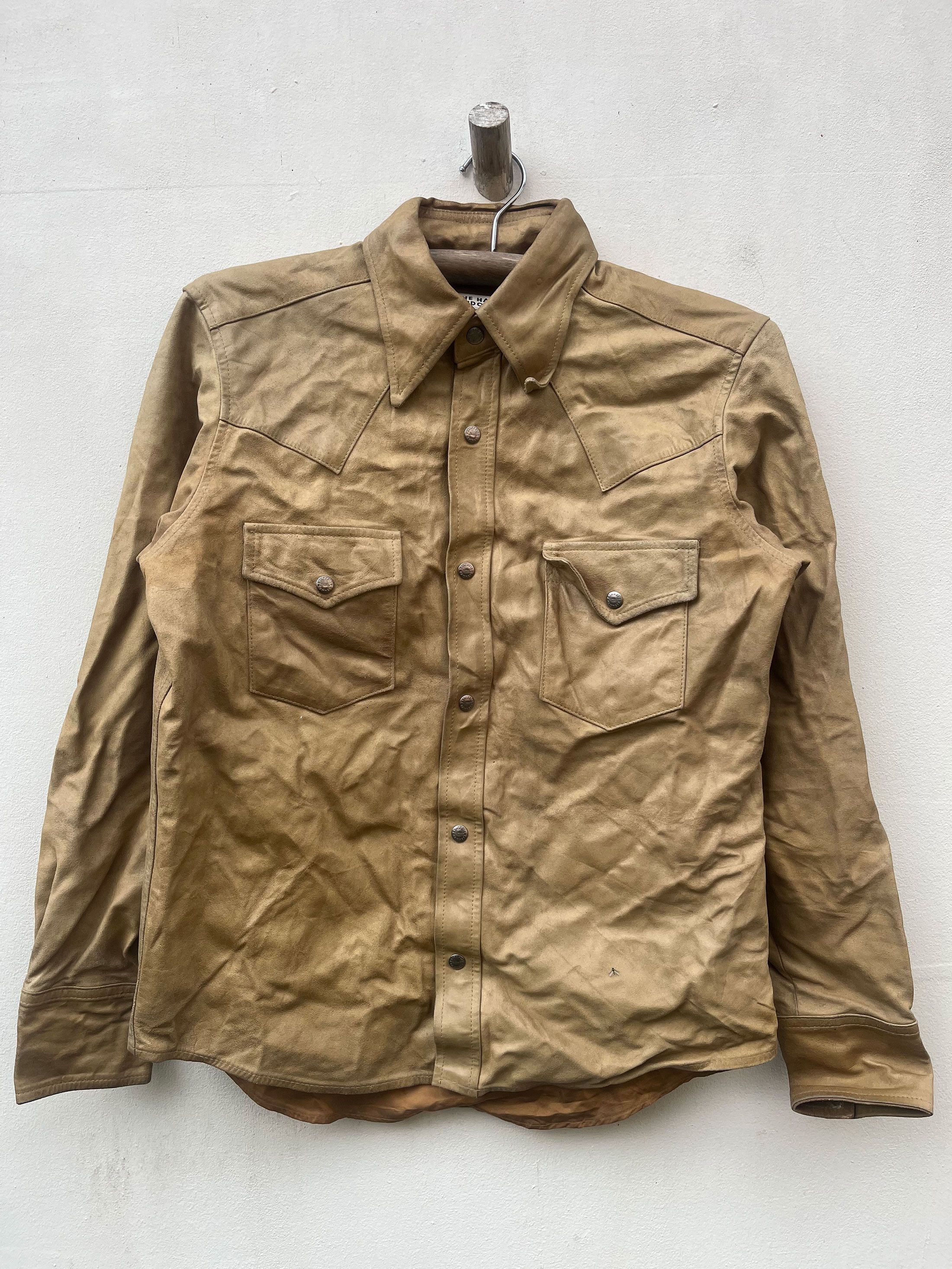 Katharine Hamnett London Katherine Hamnet Leather American Long Sleeve Snap Button Size US M / EU 48-50 / 2 - 1 Thumbnail