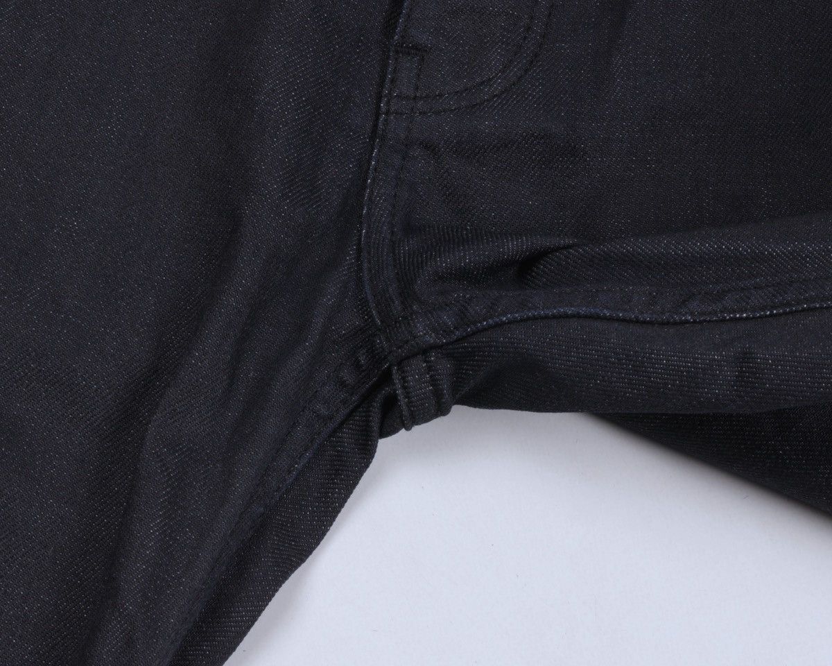 Burberry × Designer BURBERRY London Steadman Dark Blue Jeans Leather Metal Logo Size US 28 / EU 44 - 12 Thumbnail