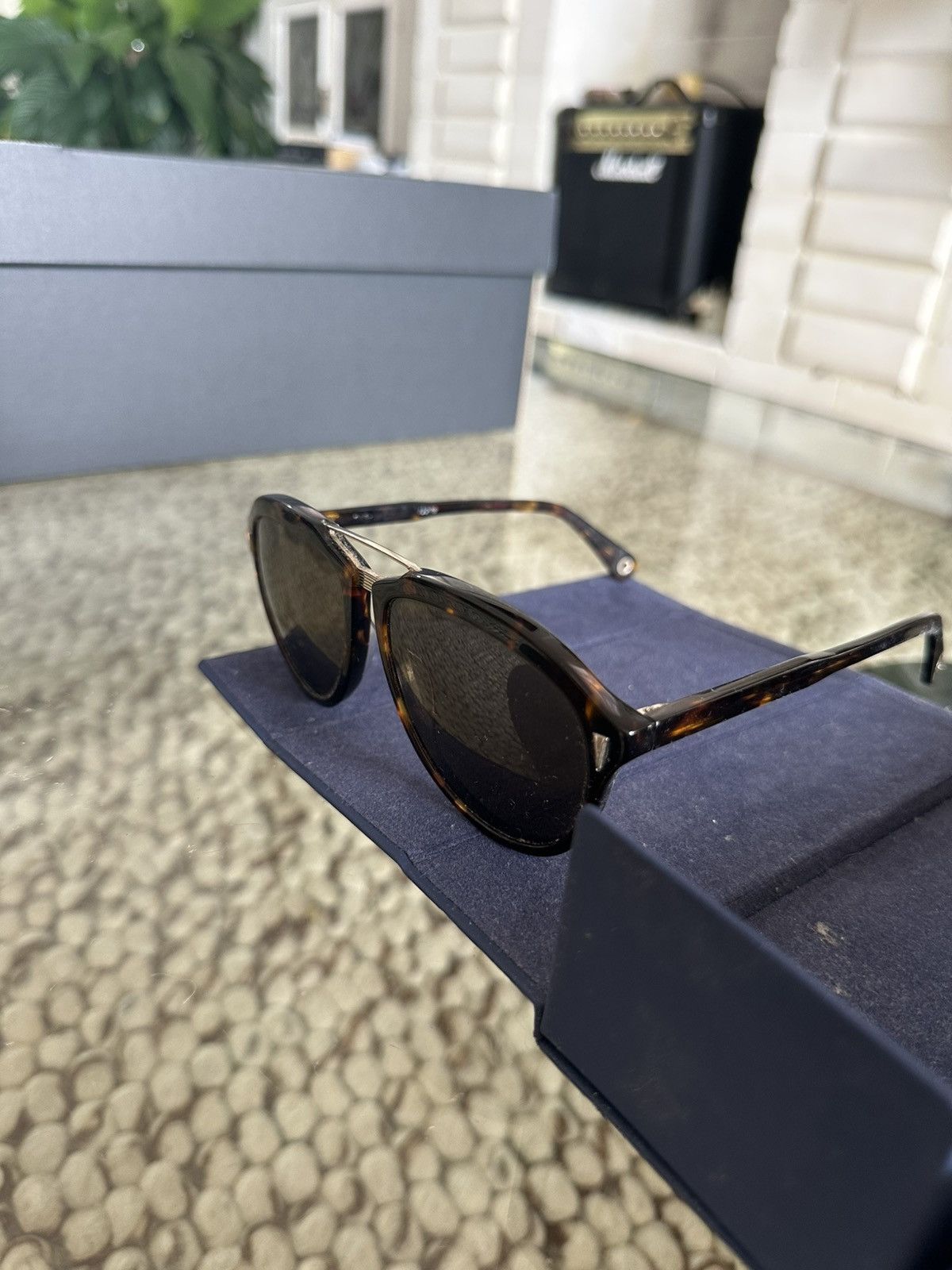 Vilebrequin Vilebrequin Tortoise Aviator Sunglasses Size ONE SIZE - 3 Thumbnail