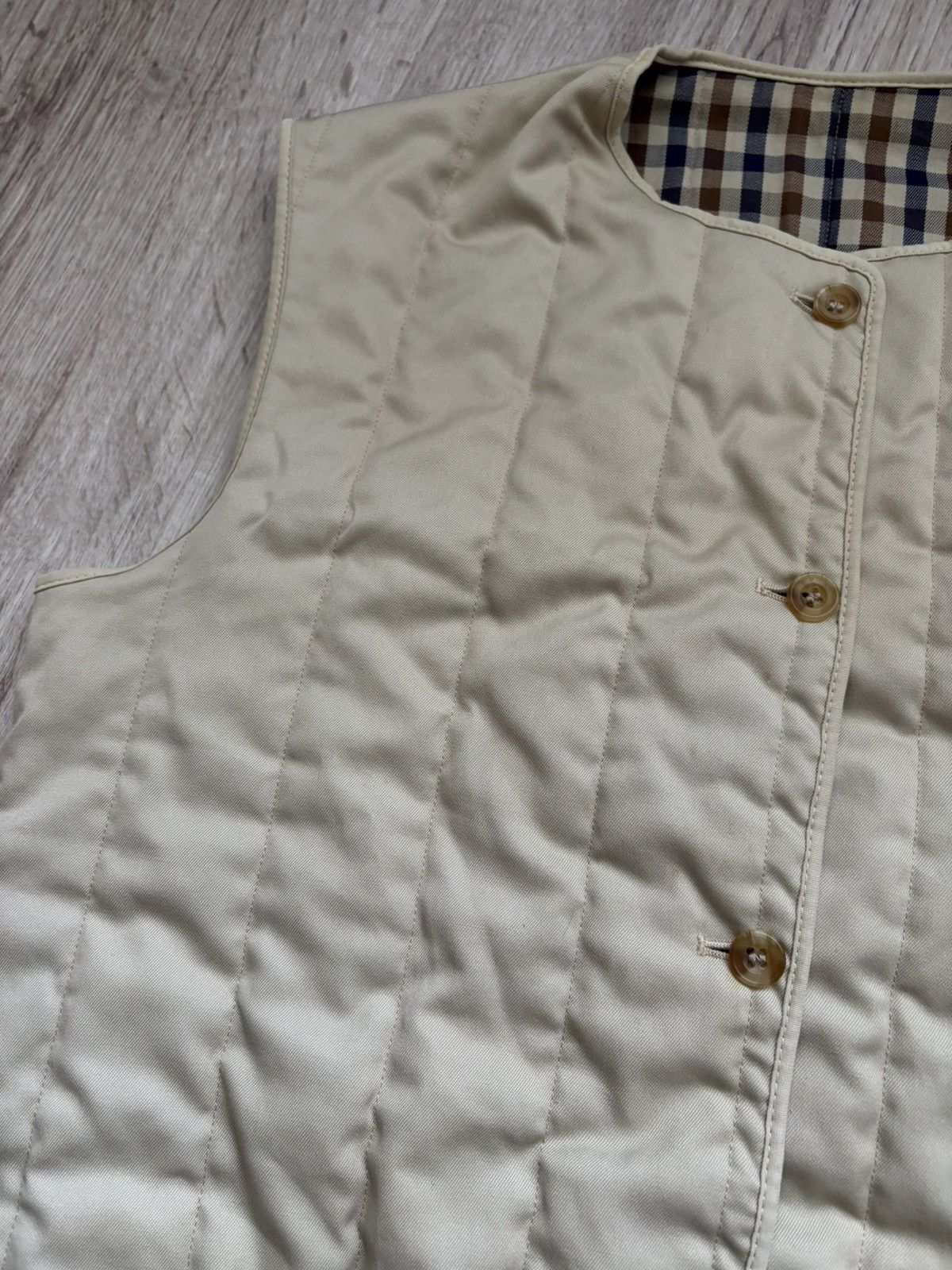 Aquascutum Rare vintage reversible Aquascutum vest Size M / US 6-8 / IT 42-44 - 20 Thumbnail