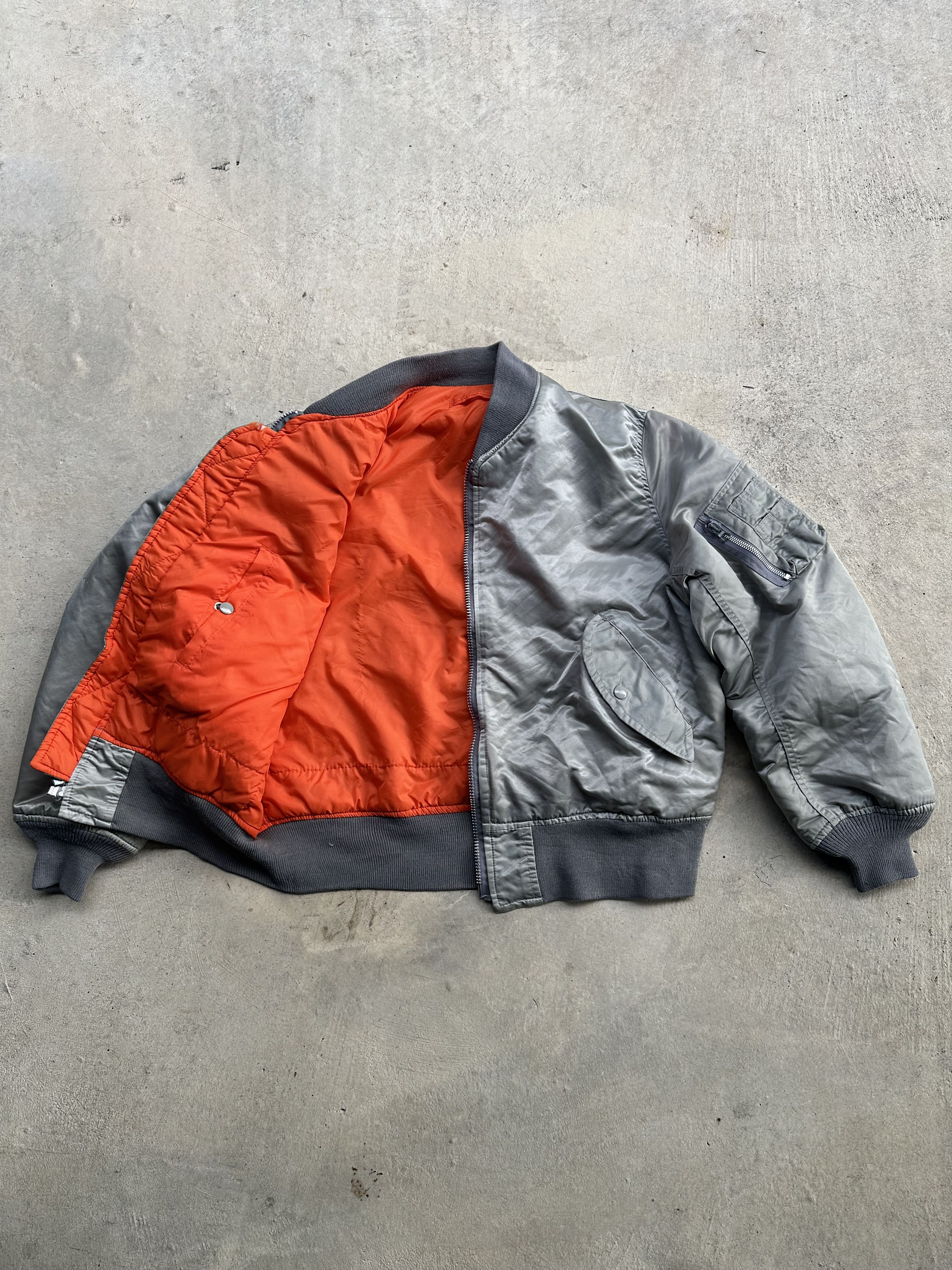 Vintage Vintage 90s MA-1 Reversible Bomber Flyer’s Jacket Size US M / EU 48-50 / 2 - 3 Thumbnail