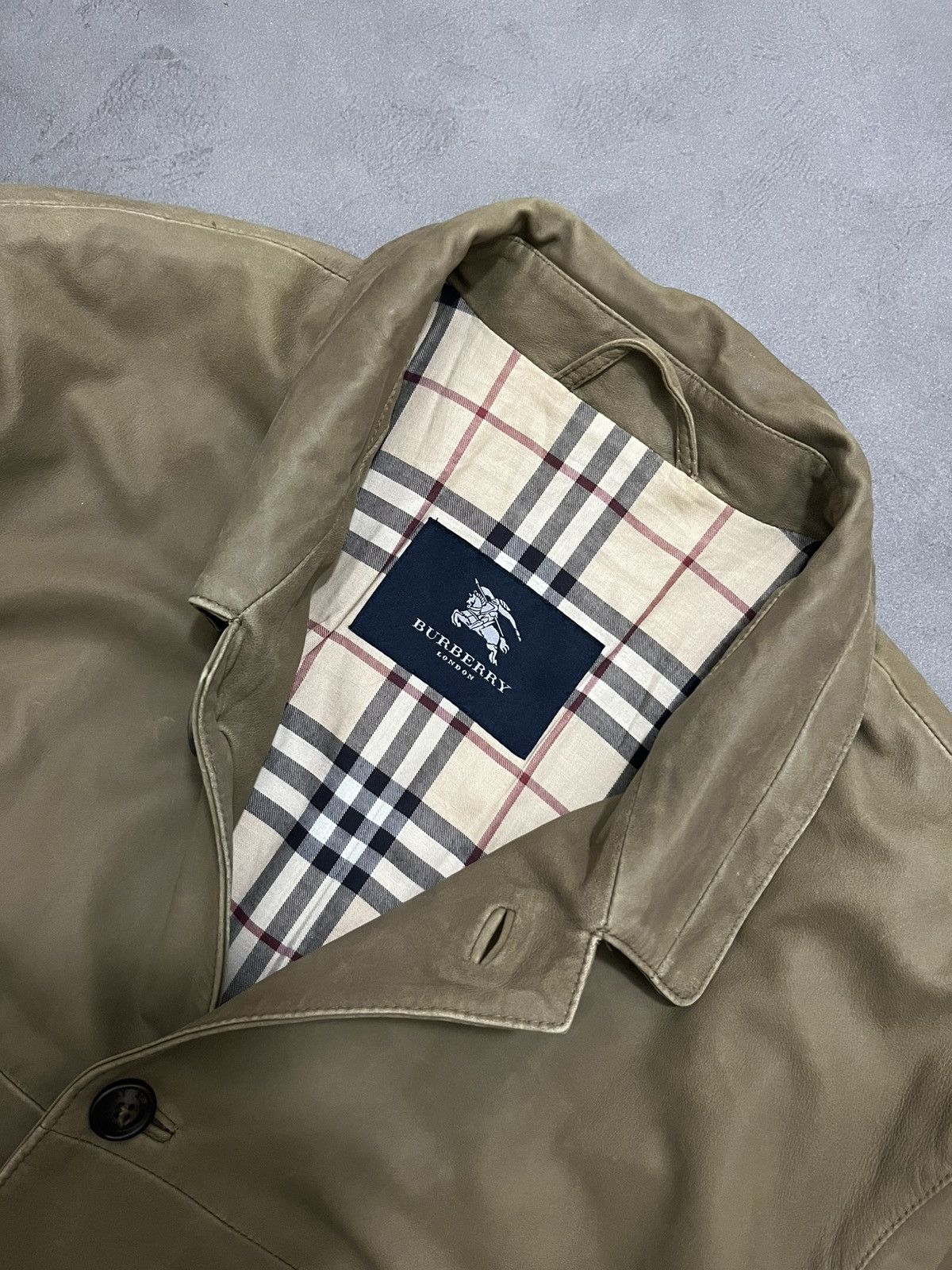 Burberry Vintage BURBERRY leather jacket Size US M / EU 48-50 / 2 - 3 Thumbnail