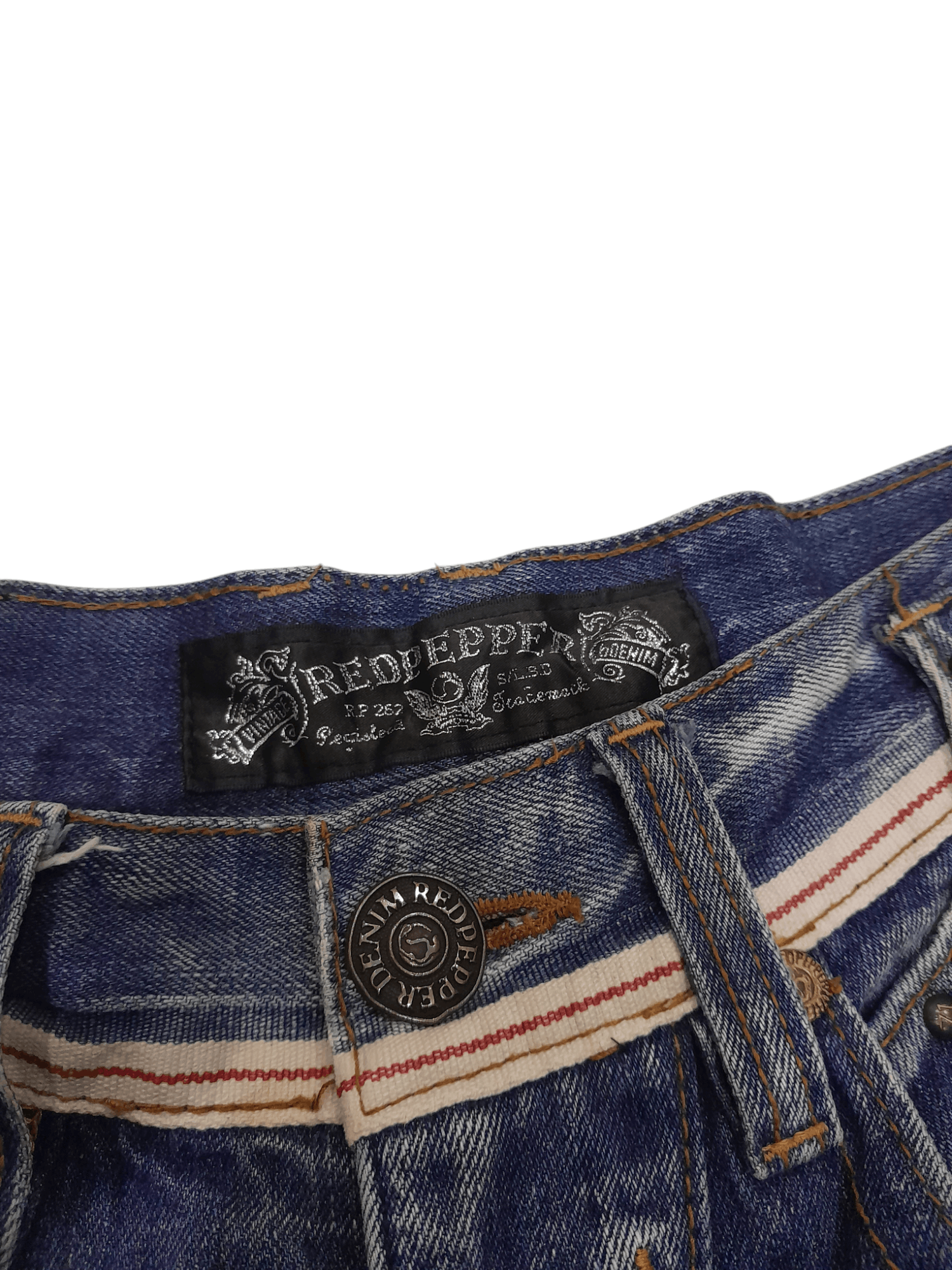 Other Red Pepper All Over Selvedge Denim Special Ed. (F597) w28 Size US 28 / EU 44 - 9 Thumbnail