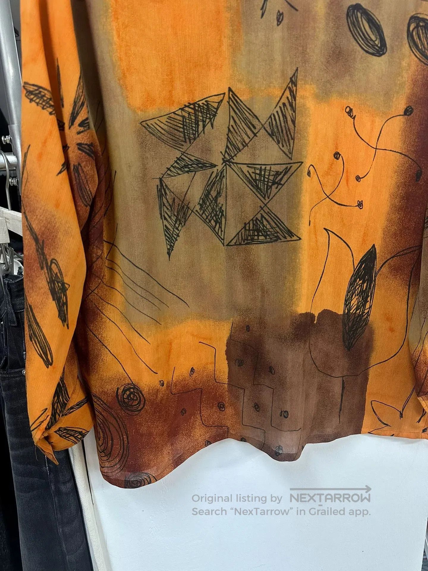 Tricot Comme des Garcons Comme des Garcons 90s Graffiti Shirt. Size M / US 6-8 / IT 42-44 - 6 Thumbnail