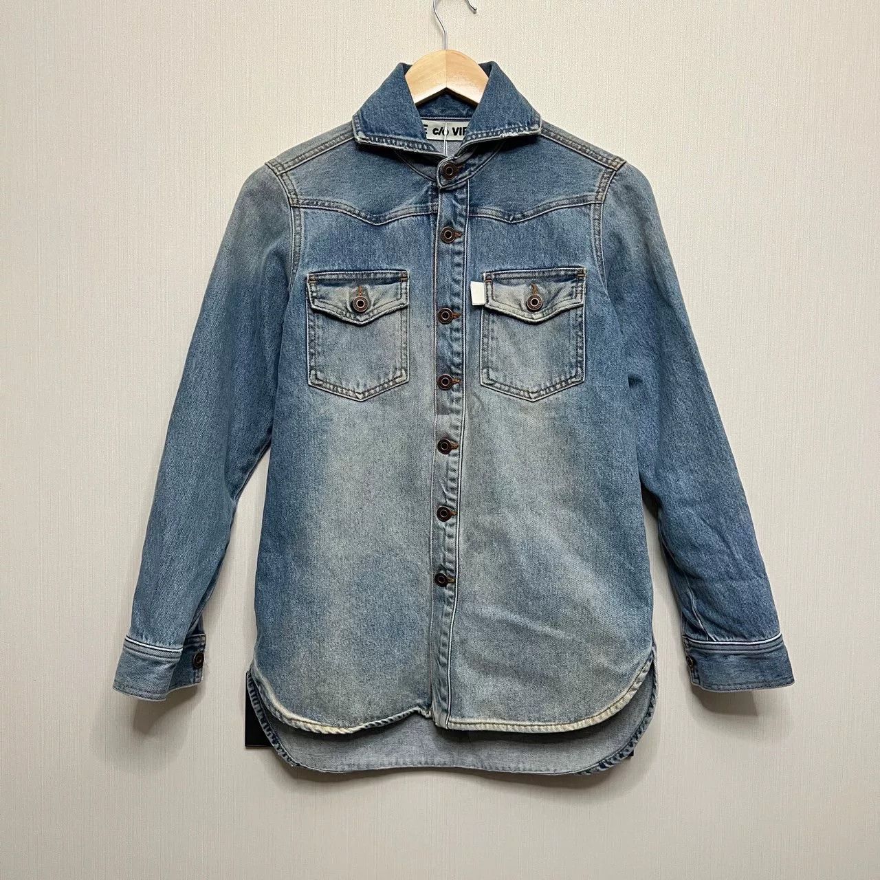 Off-White Off-White Embroidered Arrow Denim Jacket XS Size XS / US 0-2 / IT 36-38 - 1 Thumbnail