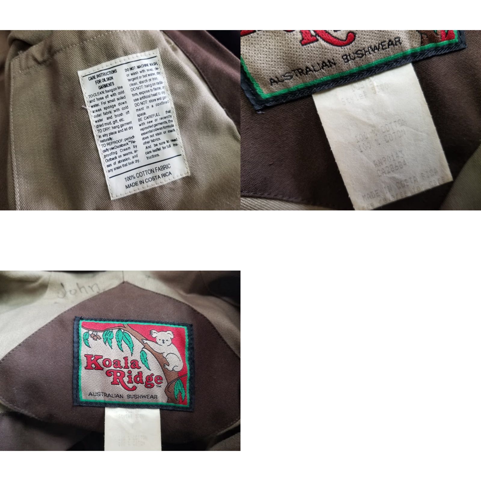 Vintage VINTAGE AUSTRALIAN BUSHWARE Stockman Wax Brown Mens L Coat Long Waxed Canvas Winter Size L / US 10 / IT 46 - 9 Thumbnail