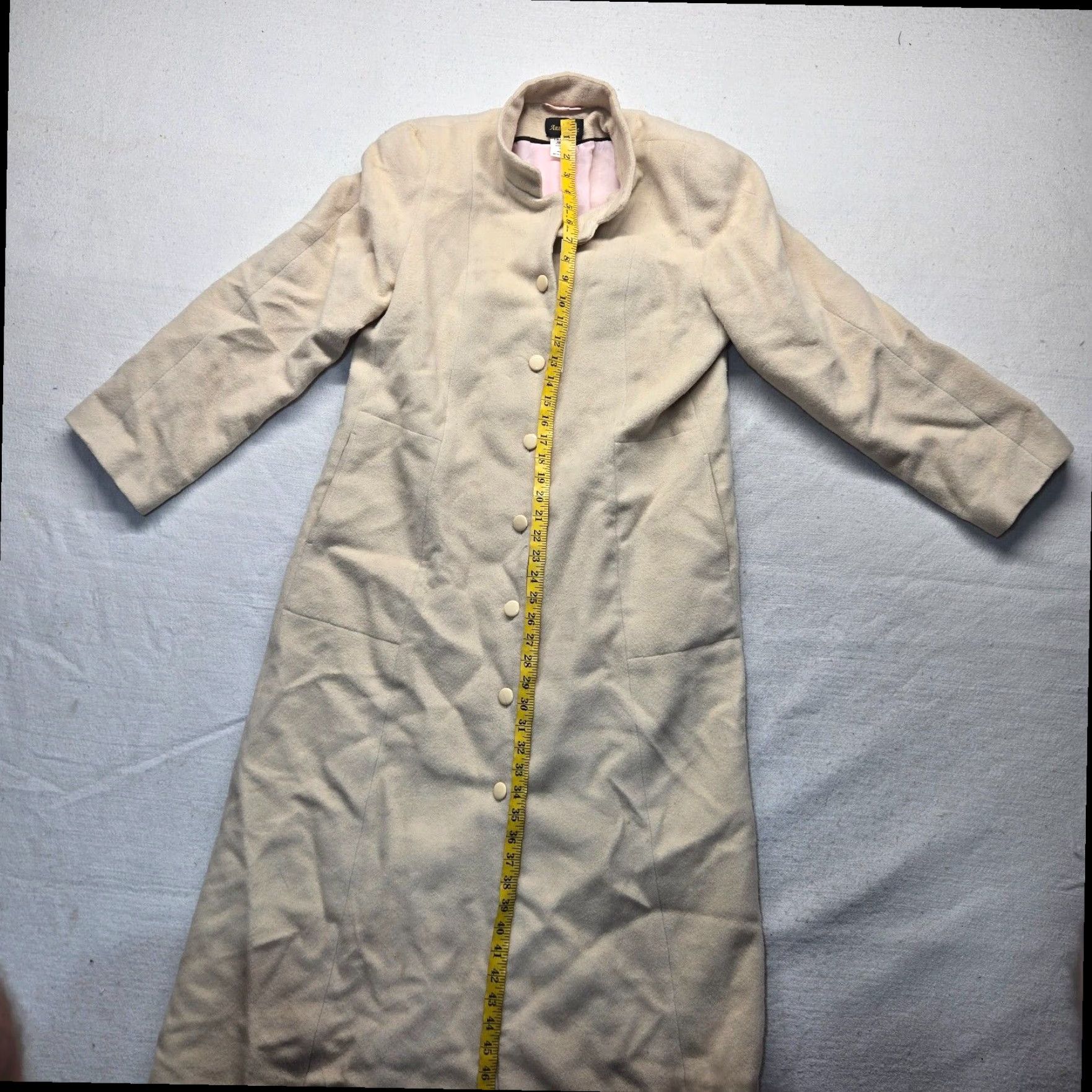 Vintage VINTAGE Ann Marie Brown 100% Wool Trench Coat Jacket Womens Size 12 Size XL / US 12-14 / IT 48-50 - 7 Thumbnail