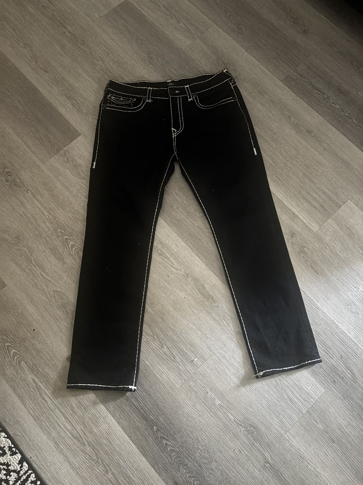 Designer × True Religion Ricky Super T Straight Jean Size US 36 / EU 52 - 1 Thumbnail