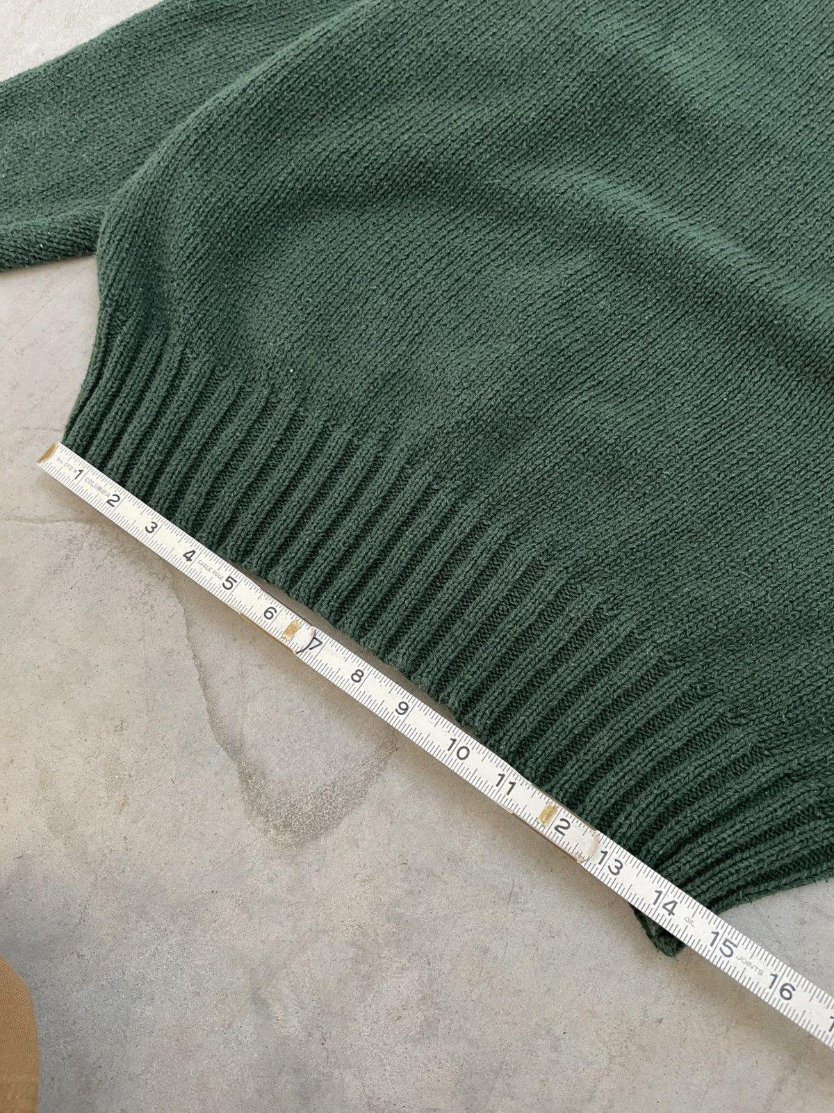Polo Ralph Lauren × Vintage RARE Polo Ralph Lauren Knitwear pullover green sweater Size US XXL / EU 58 / 5 - 7 Thumbnail