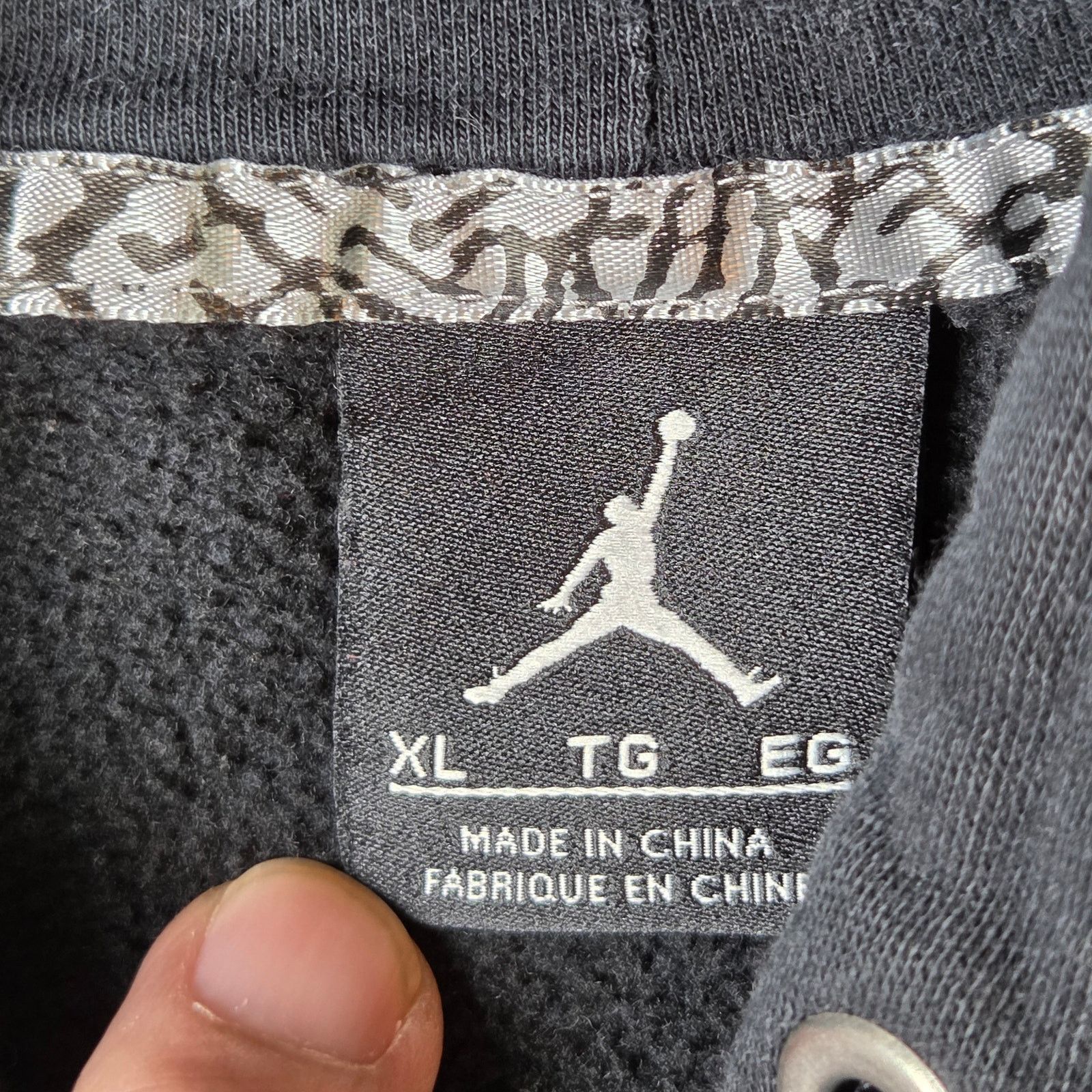 Jordan Brand Jordan Flight Black Zip Hoodie XL Size US XL / EU 56 / 4 - 4 Thumbnail