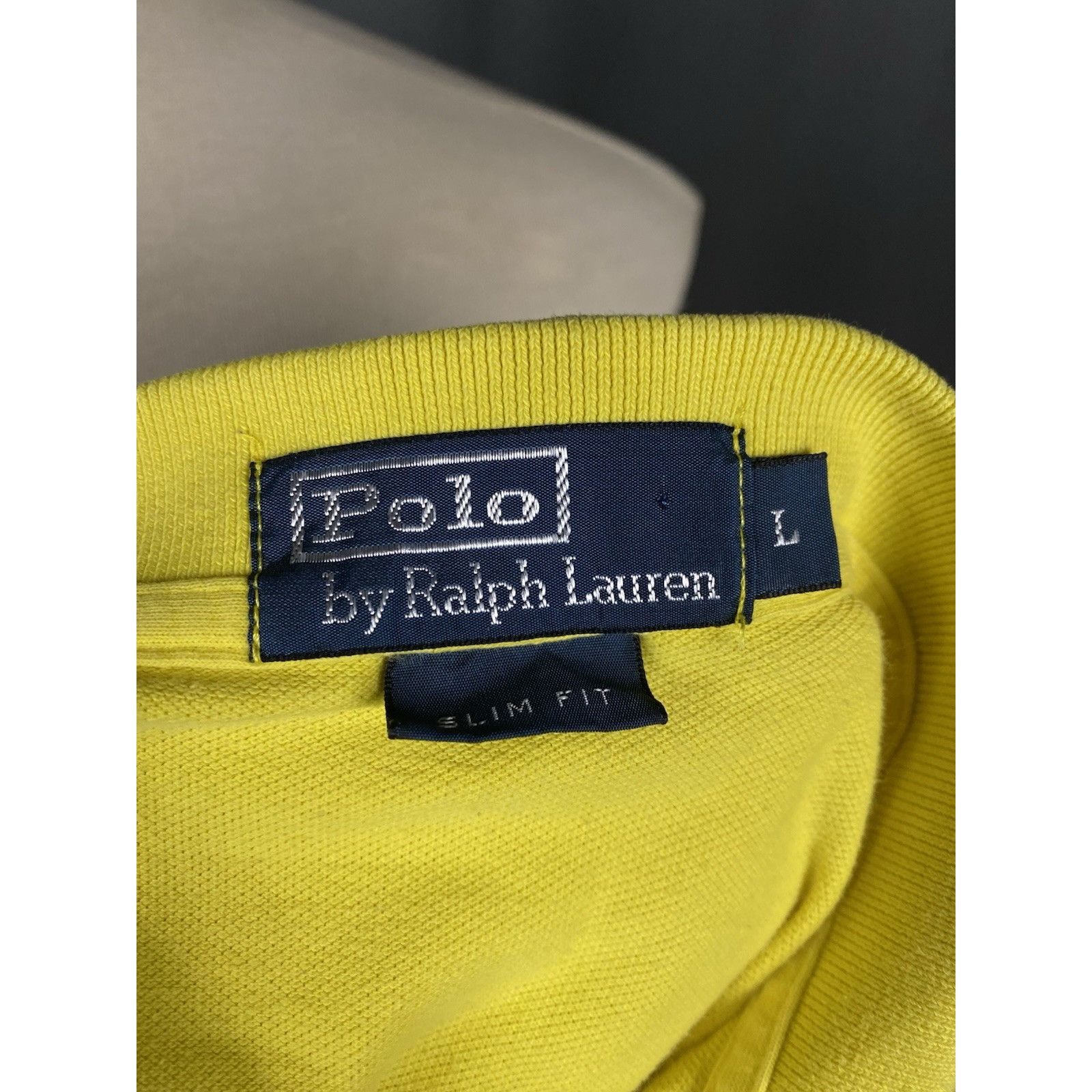 Ralph Lauren Polo by Ralph Lauren Vintage Men's Yellow Polo T-Shirt Size Size US L / EU 52-54 / 3 - 11 Thumbnail