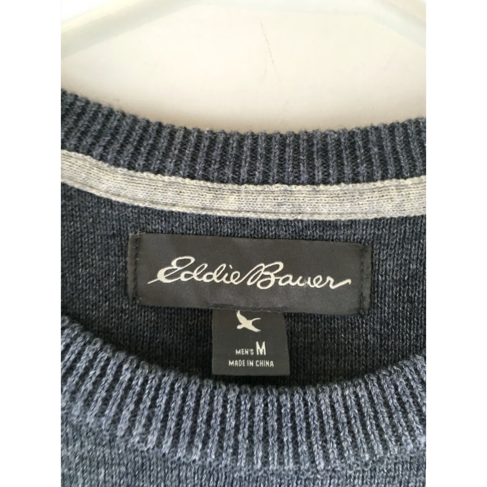 Eddie Bauer Eddie Bauer Sweatshirt Mens Gray Crew Neck Pullover Size M Ribbed Edges Classic Style Size US M / EU 48-50 / 2 - 6 Thumbnail