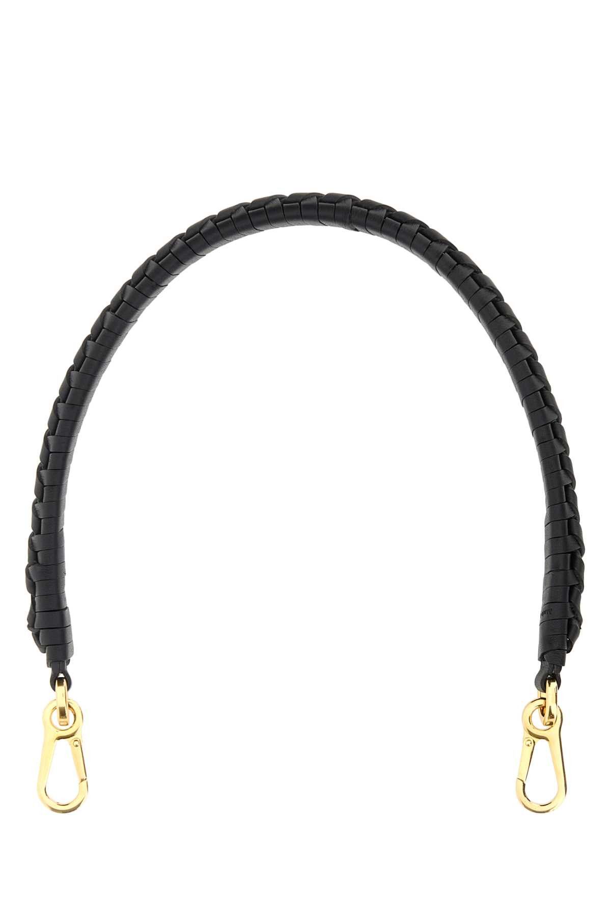 Loewe Black Leather Shoulder Strap Size ONE SIZE - 1 Thumbnail