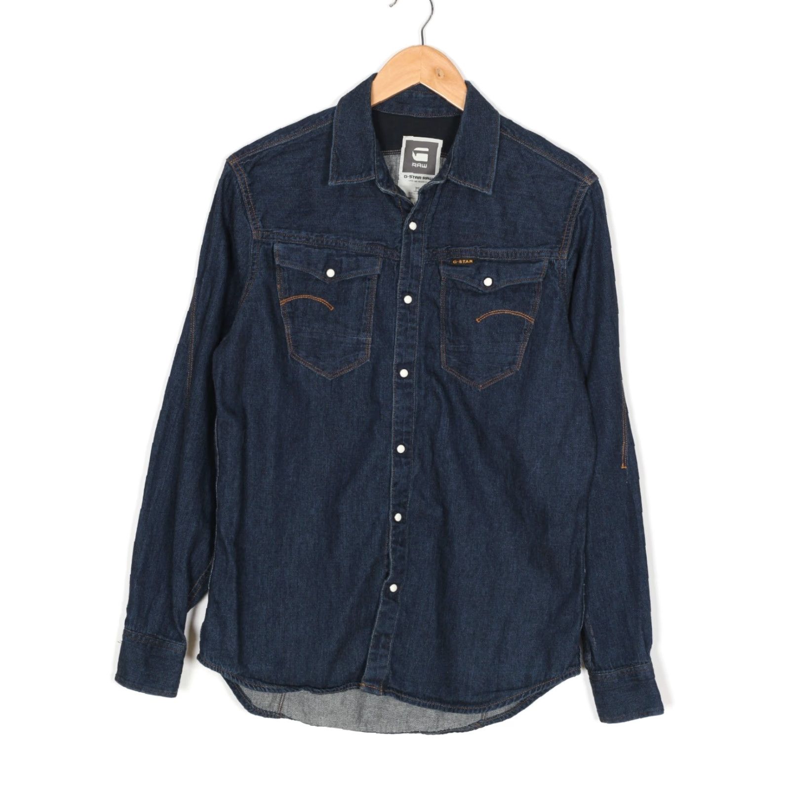 G-Star G-Star ARC 3D Denim Shirt Men L Long Sleeve Slim Fit Shirt Size US L / EU 52-54 / 3 - 2 Thumbnail