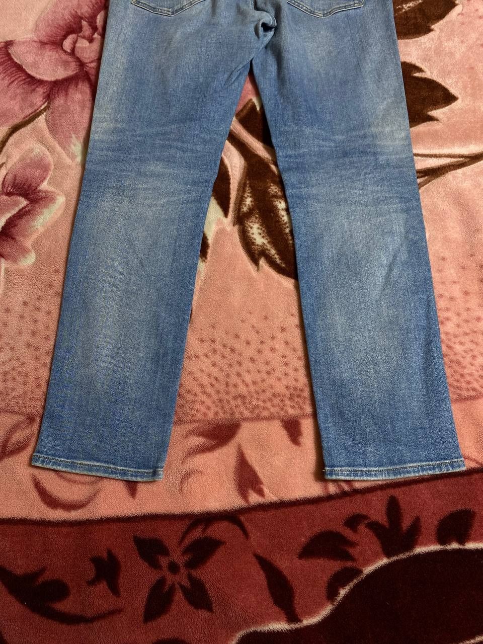 Tommy Hilfiger 2000s vintage rare baggy wide leg faded stonewash jeans Size US 33 - 16 Thumbnail