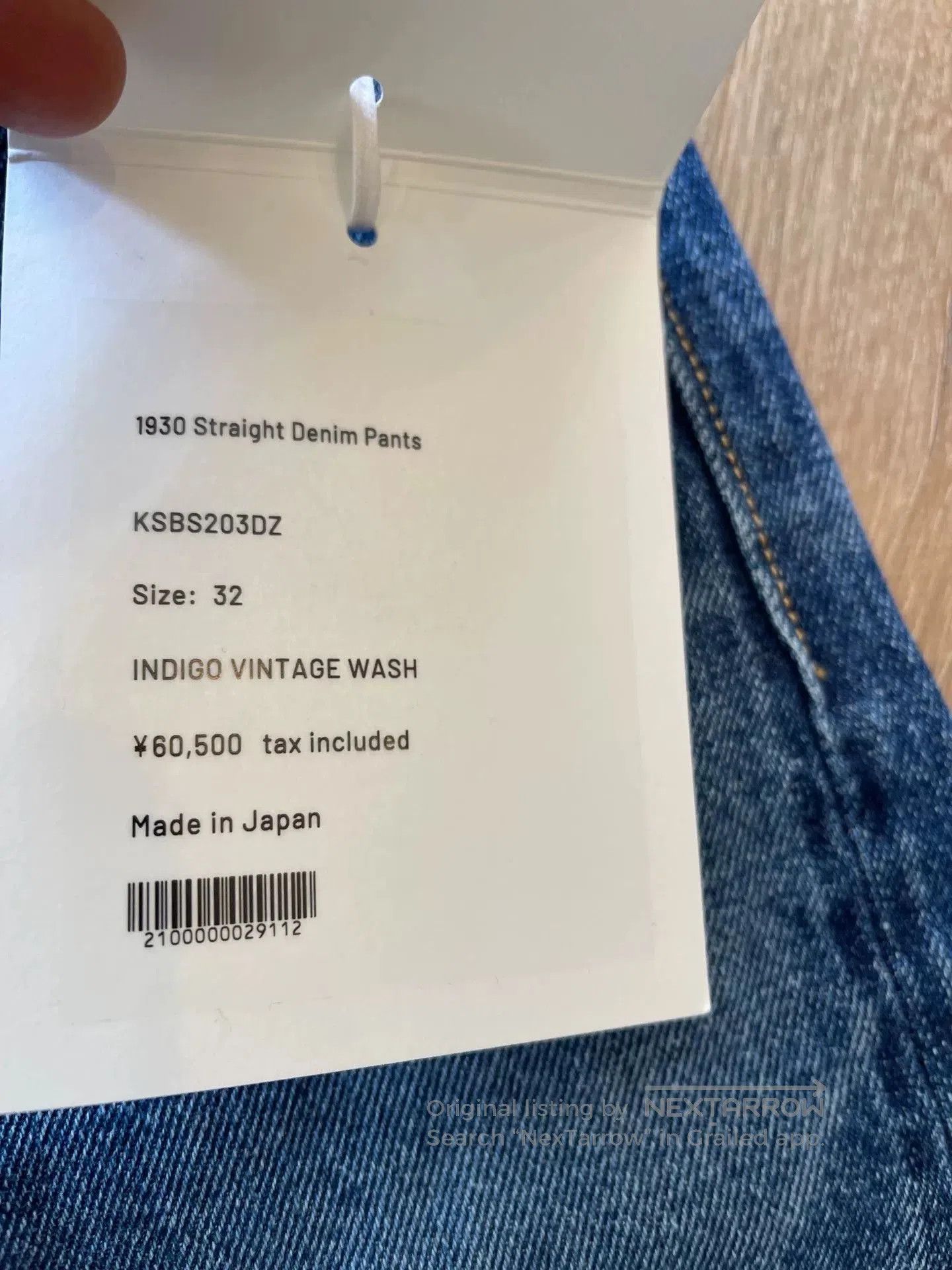 Kaptain Sunshine KAPTAIN SUNSHINE 1930 Straight Denim. Size US 32 / EU 48 - 5 Thumbnail