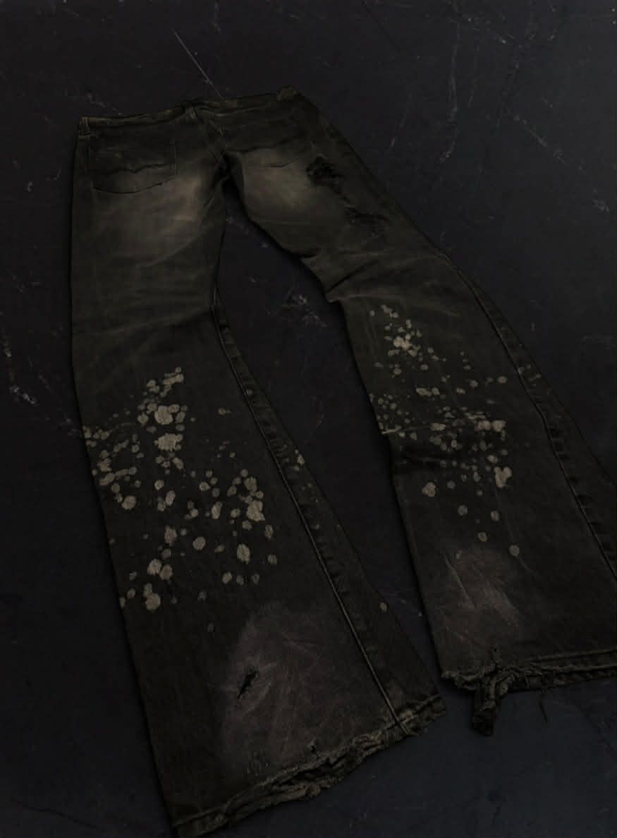 Japanese Brand Fuga Splatter denim Size US 32 / EU 48 - 3 Thumbnail