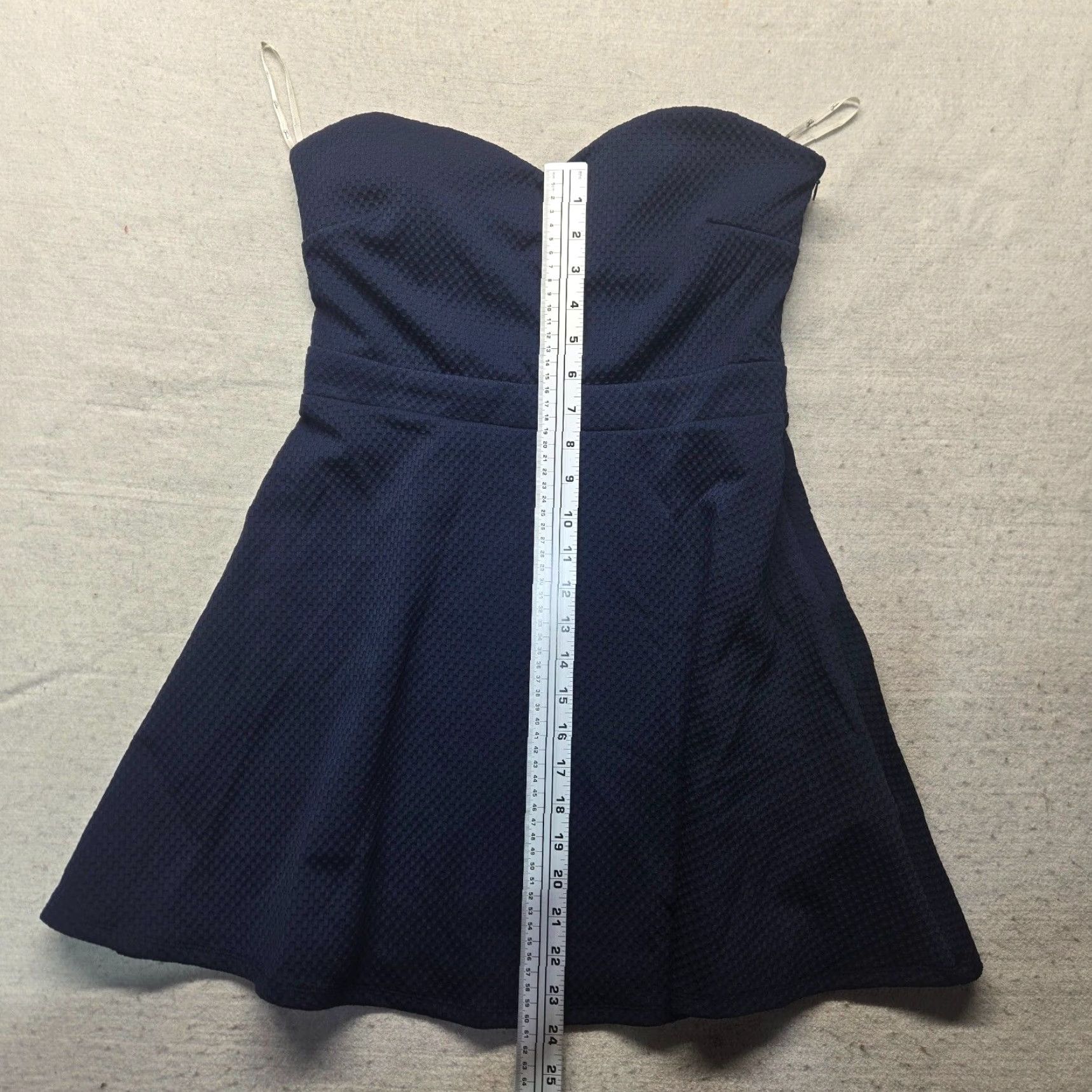Forever 21 FOREVER 21 Navy Blue Strapless Mini Dress Women's Size Medium Size M / US 6-8 / IT 42-44 - 5 Thumbnail