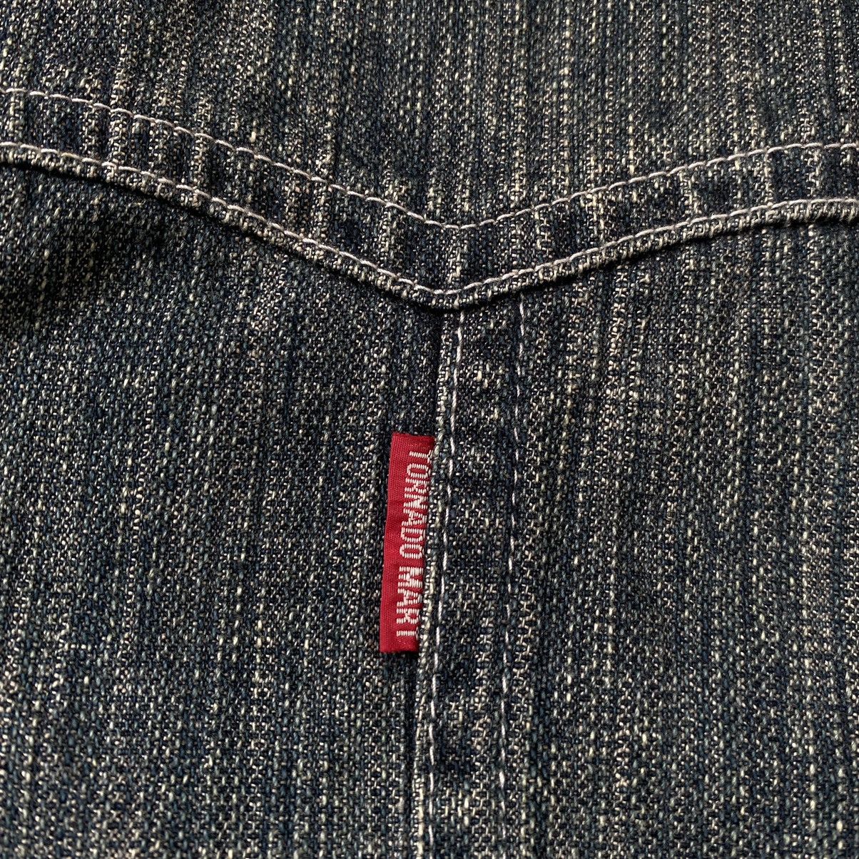 Tornado Mart Tornado Mart Vintage Washed Denim Buckle Belt Size US L / EU 52-54 / 3 - 4 Thumbnail