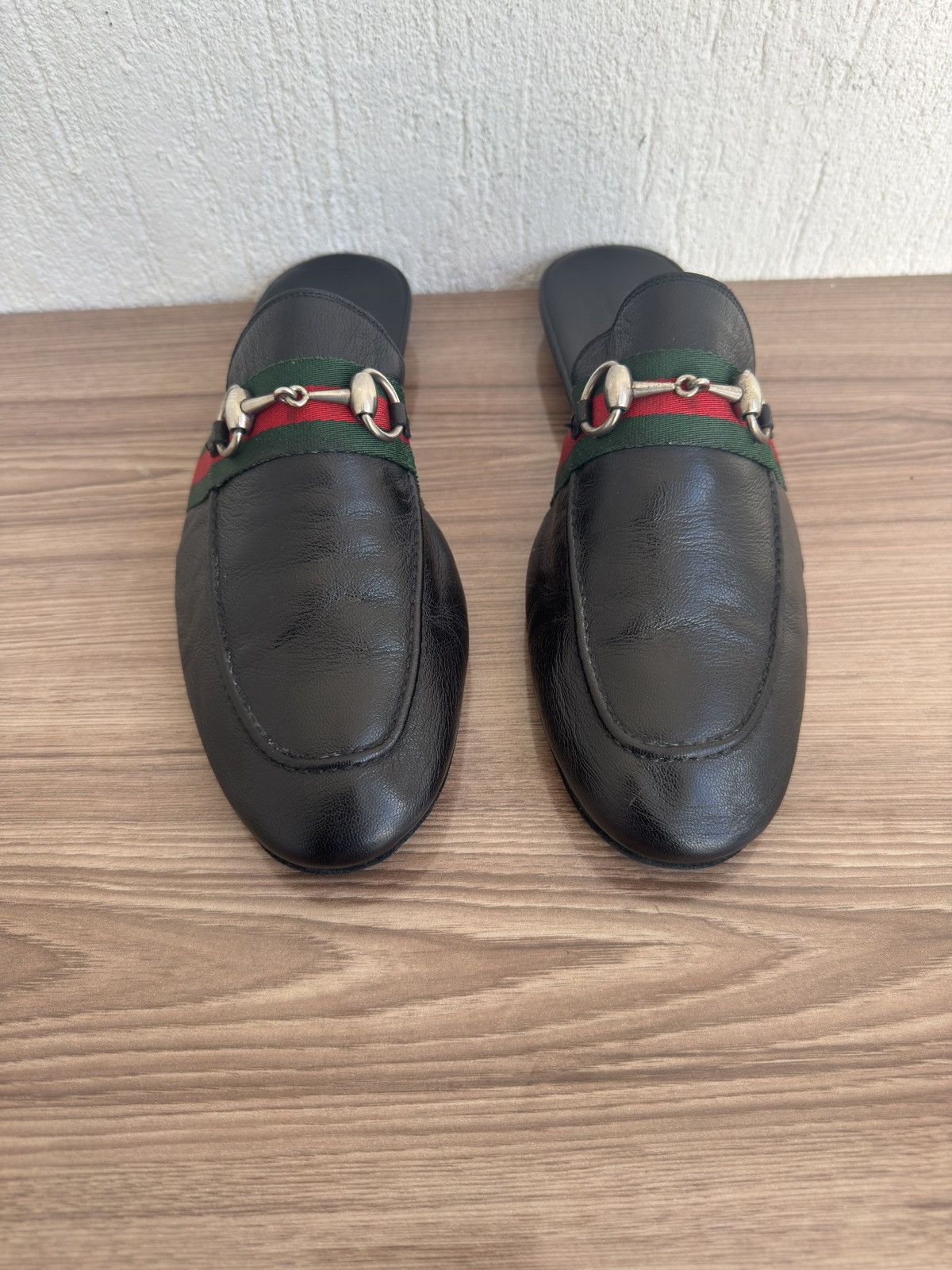 Gucci Princetown horsebit web Sandals Size US 8 / EU 41 - 5 Thumbnail