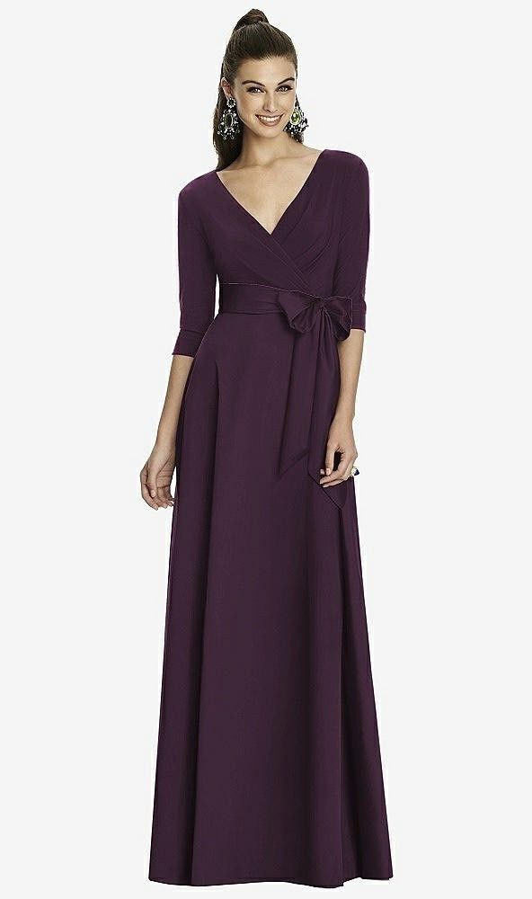 Other Alfred Sung 3/4 Sleeve Full Skirt Dress Size 2 Aubergine Size XS / US 0-2 / IT 36-38 - 1 Thumbnail