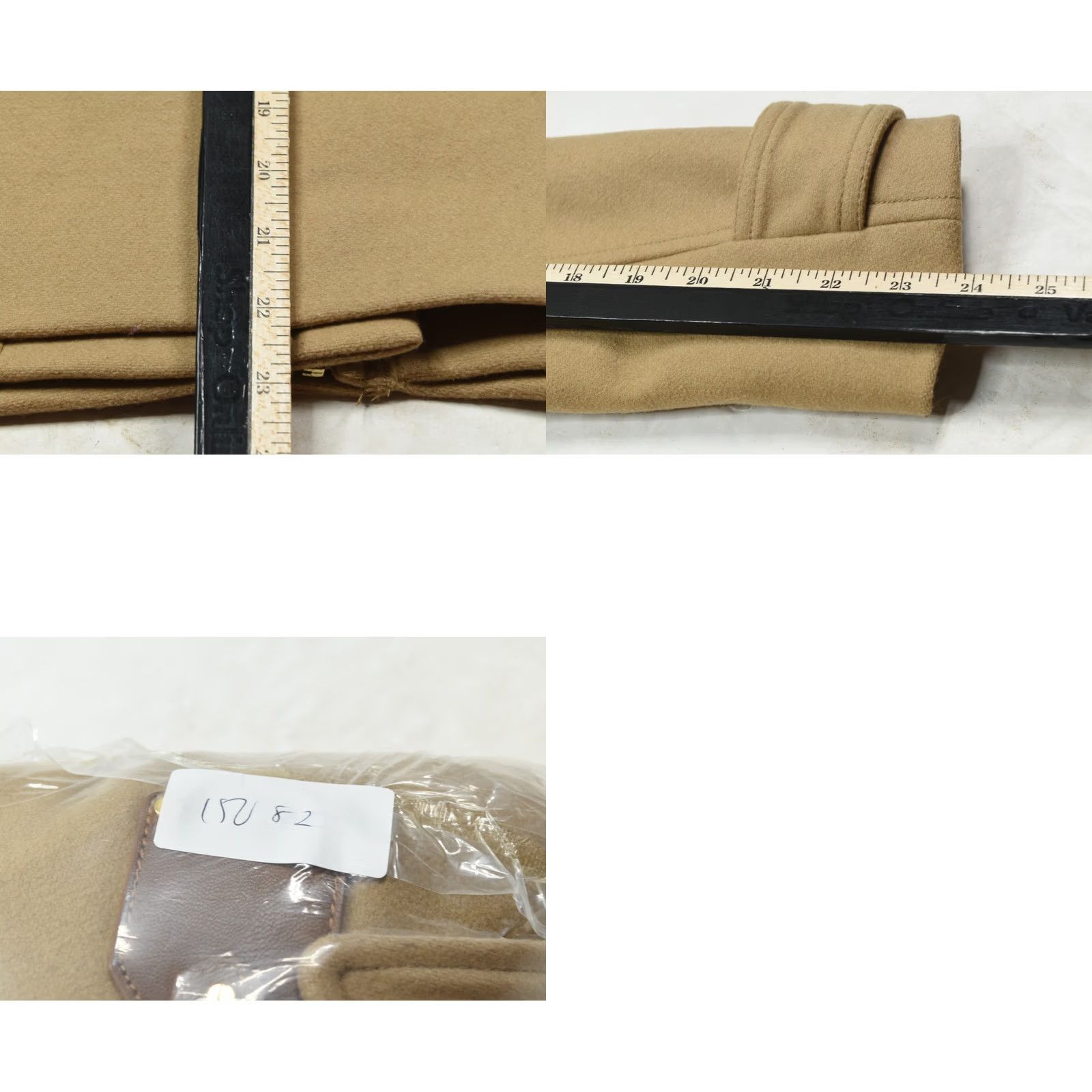 Michael Kors MIchael Kors Jacket Womens Small Camel Beige Wool Blend Fur Trim Zip-Up Clasp Size S / US 4 / IT 40 - 9 Thumbnail