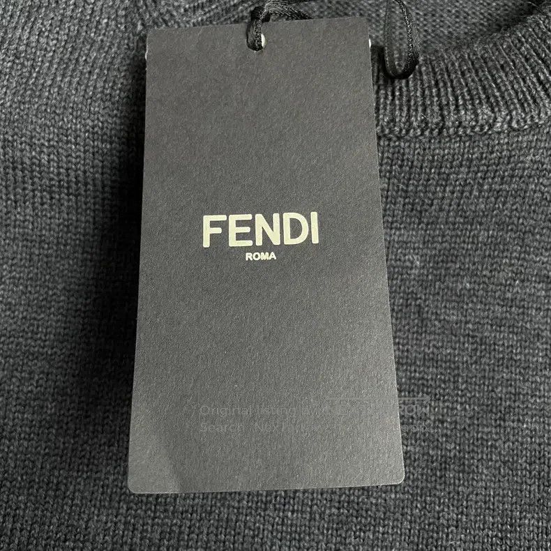 Fendi Fendi Double F embroidered logo wool knit vest Size US S / EU 44-46 / 1 - 4 Thumbnail