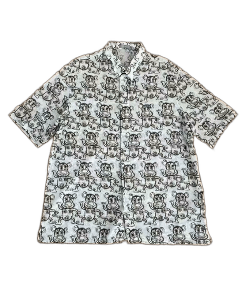 Dior Dior Kenny Scarf Monkey Short Sleeve Shirt Size US L / EU 52-54 / 3 - 1 Thumbnail