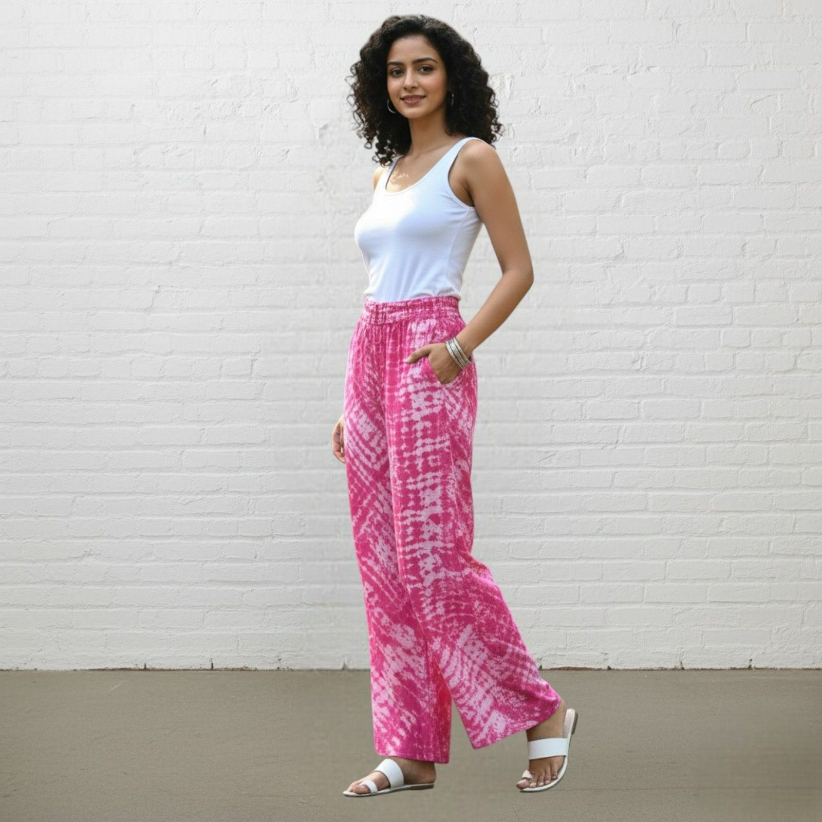 Amanda Uprichard Amanda Uprichard Wide Leg Silk Pants Size 30" / US 8 / IT 44 - 10 Thumbnail