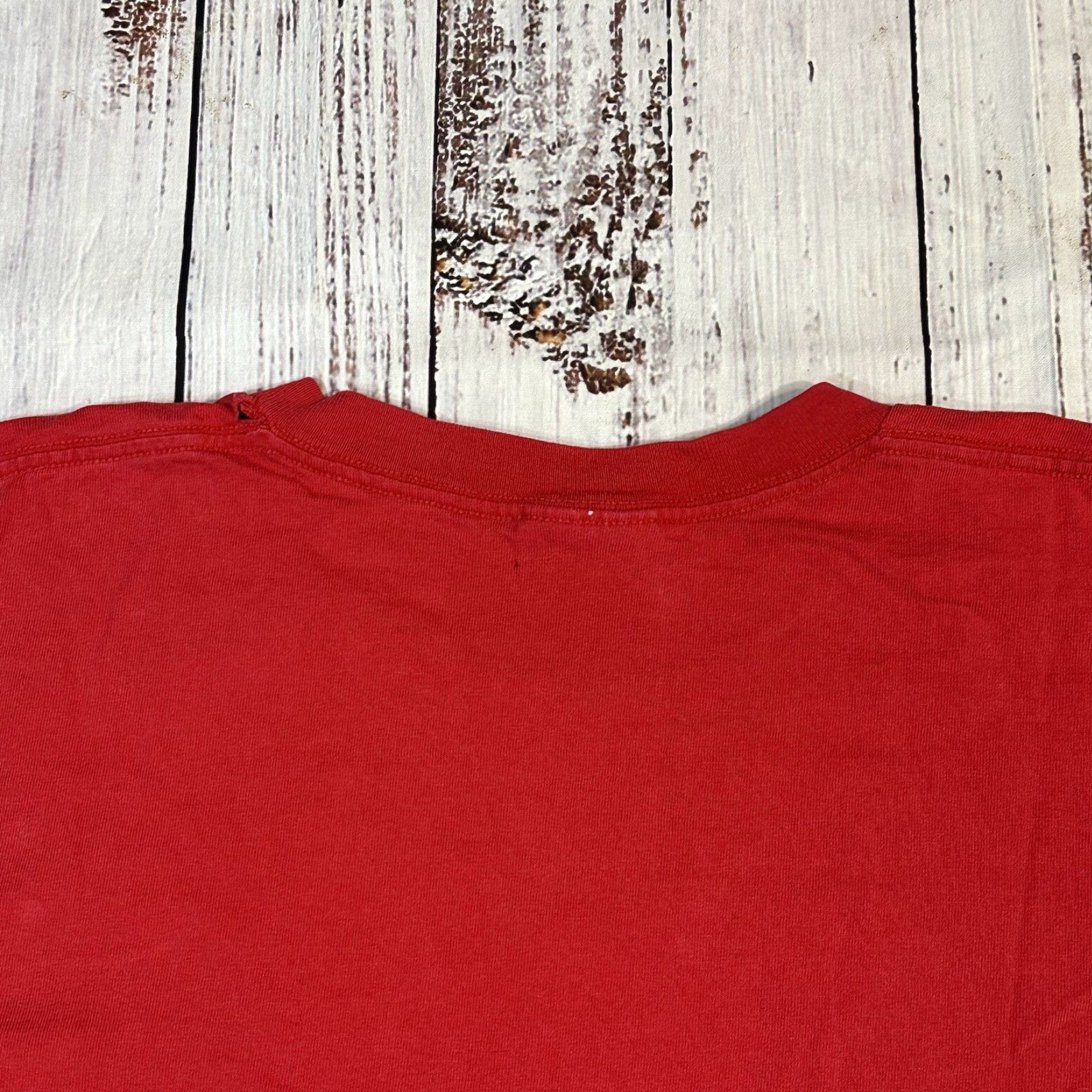 Nike VINTAGE Nike Team Basketball Red Cotton Tee Shirt Mens L Size US L / EU 52-54 / 3 - 7 Thumbnail