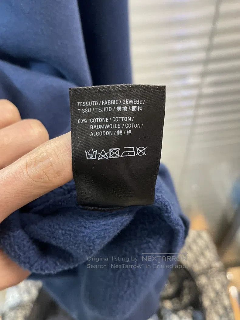 Balenciaga Balenciaga Blue Destroyed Marathon Hoodie Size US XS / EU 42 / 0 - 7 Thumbnail