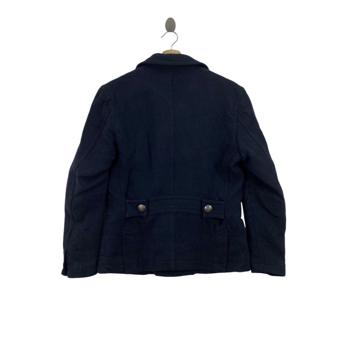 Katharine Hamnett London KATHARINE HAMNETT Multi Pockets Navy Wool Duffle Coat Size US M / EU 48-50 / 2 - 3 Thumbnail