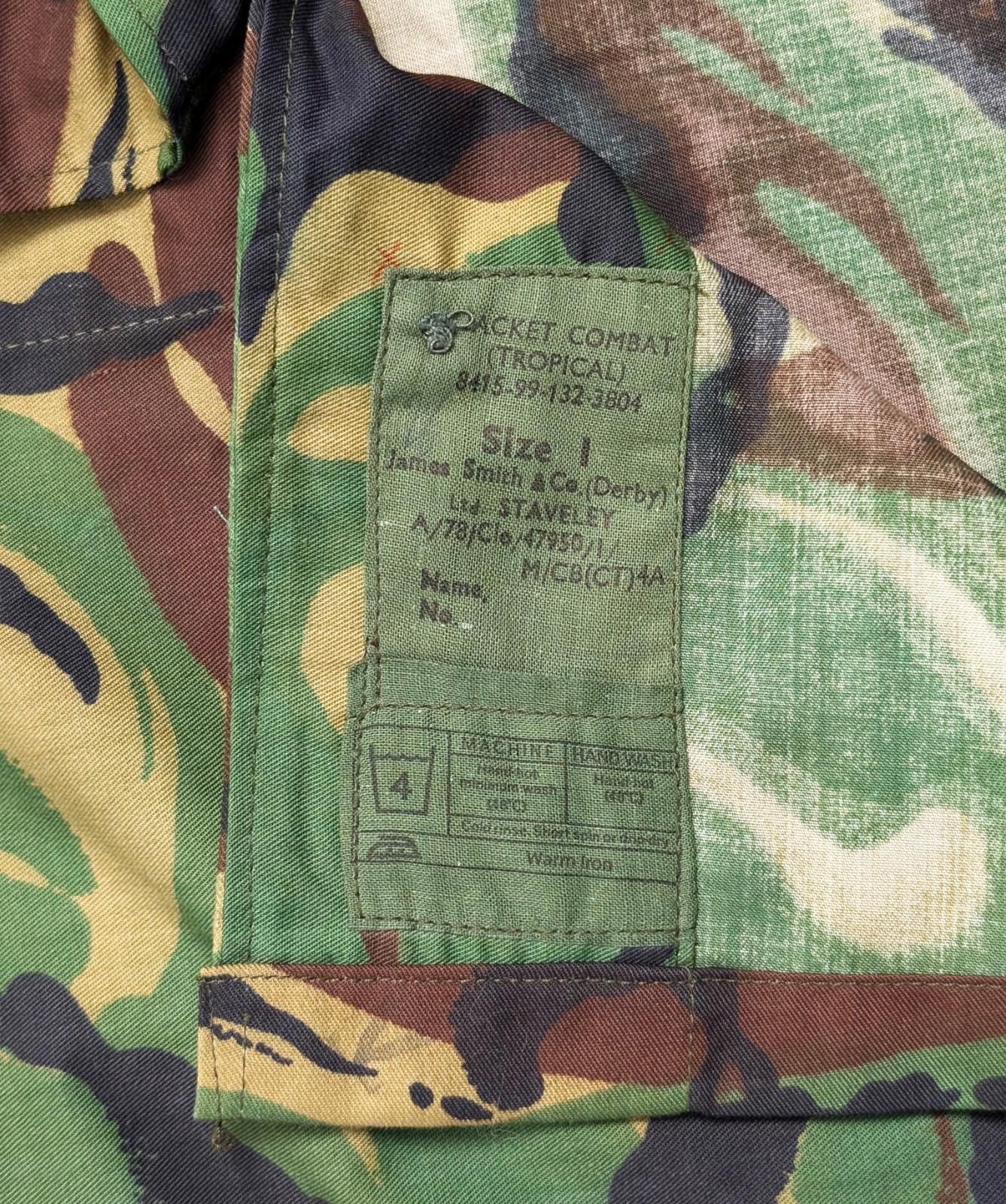 Other Mint 1968 Pattern Tropical Jungle DPM Combat Shirt - Small Size ONE SIZE - 3 Thumbnail