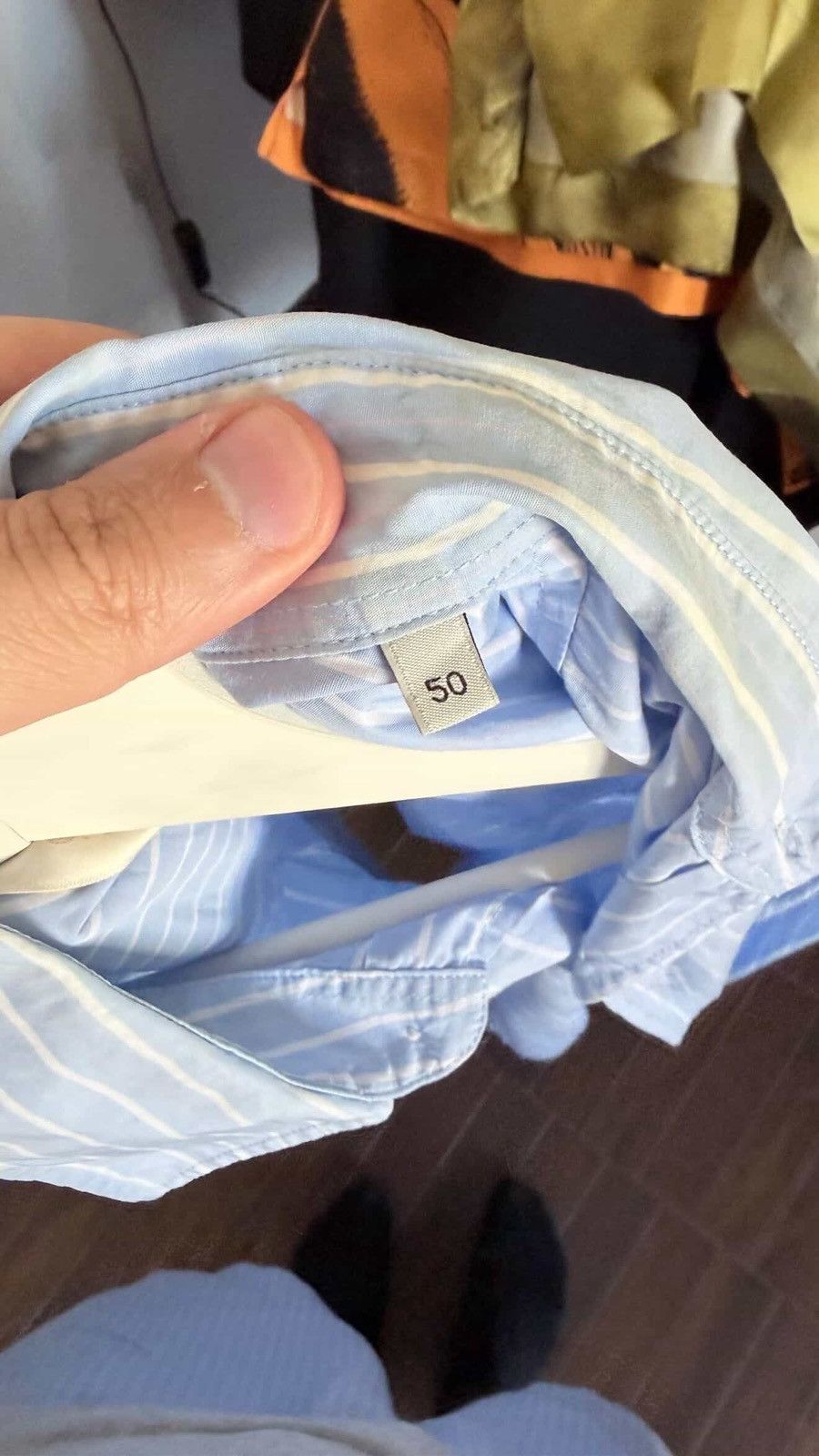 Our Legacy Borrowed Rose Blue “Big Daddy” Shirt Size US M / EU 48-50 / 2 - 3 Thumbnail